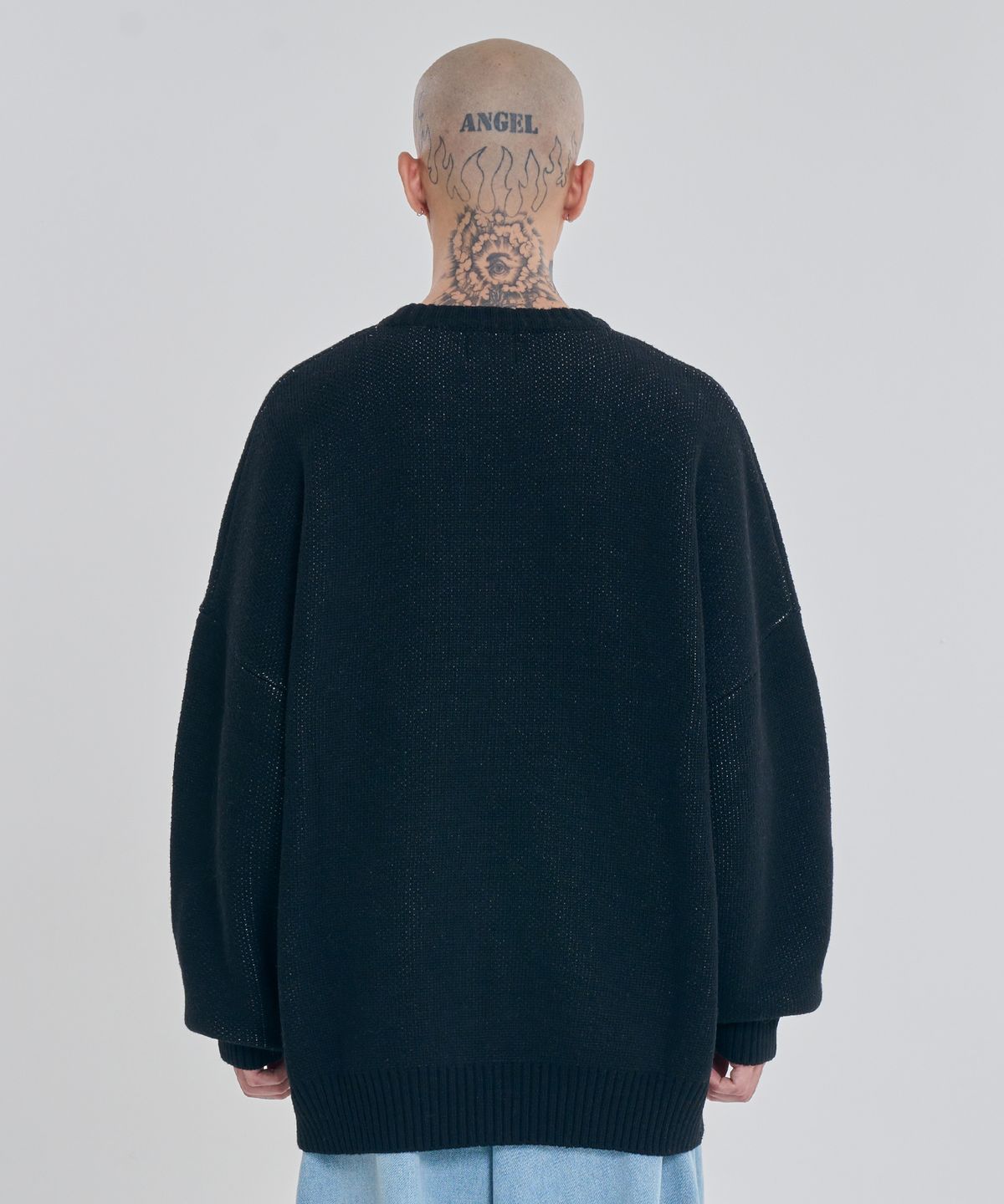 아조바이아조(AJOBYAJO) [PBA] DBOF Wool Knit Sweater [BLACK]