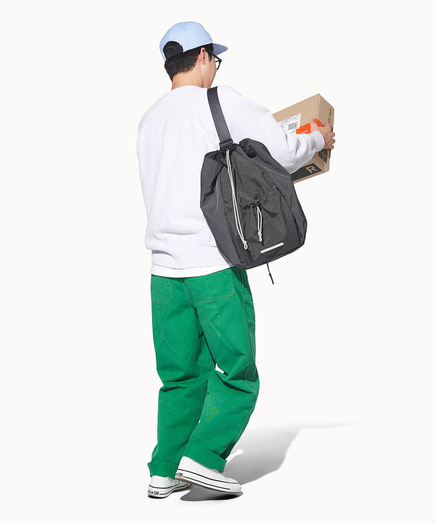 【RAWROW】 STRING SLING BAG 750 ep.2 : BLACK MUSINSA | RAWROW String Sling Bag 750 ep.2 Charcoal