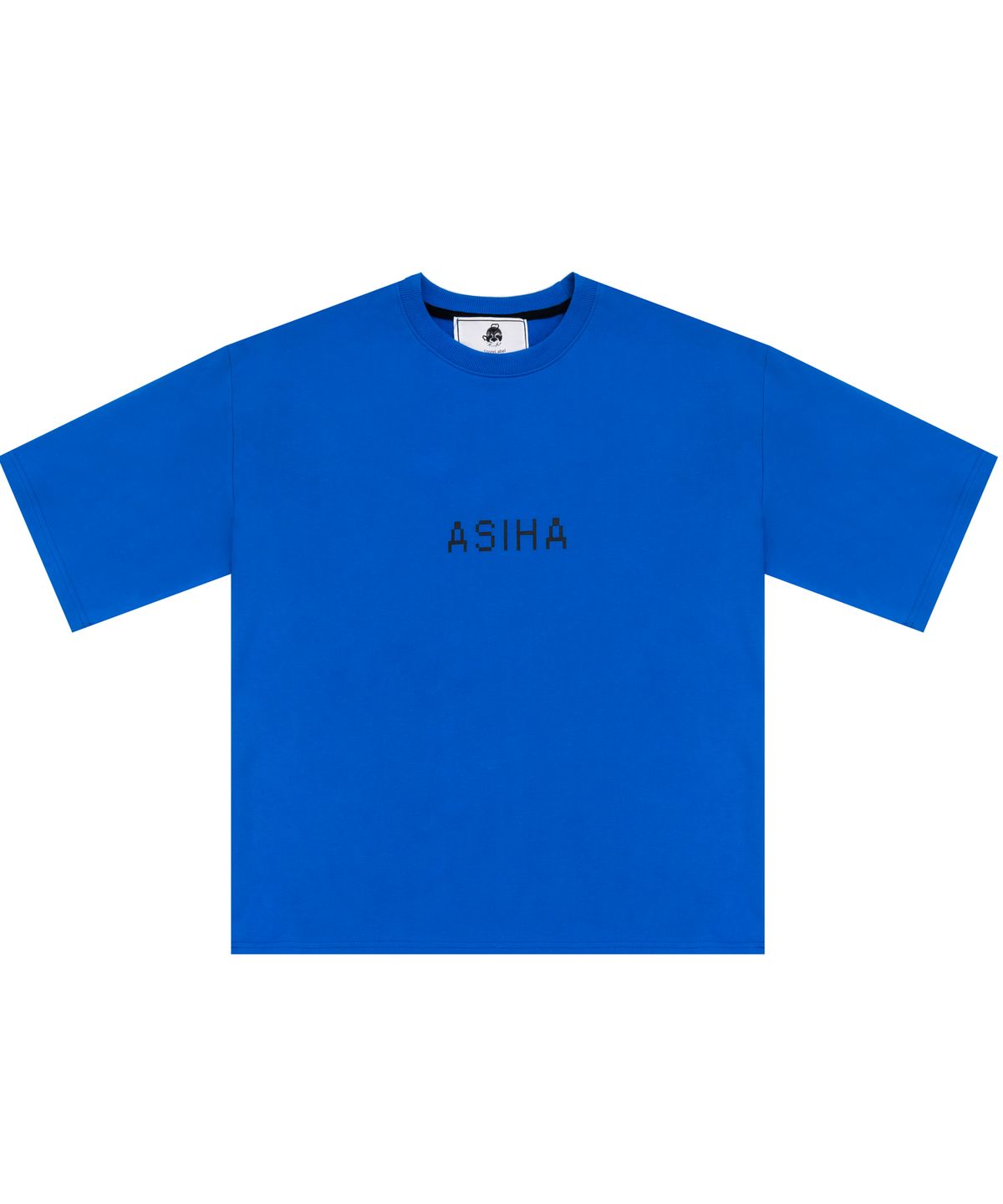 아시하(ASIHA) M [S/S] Taegeuk Banding 1/2 T-shirts Blue