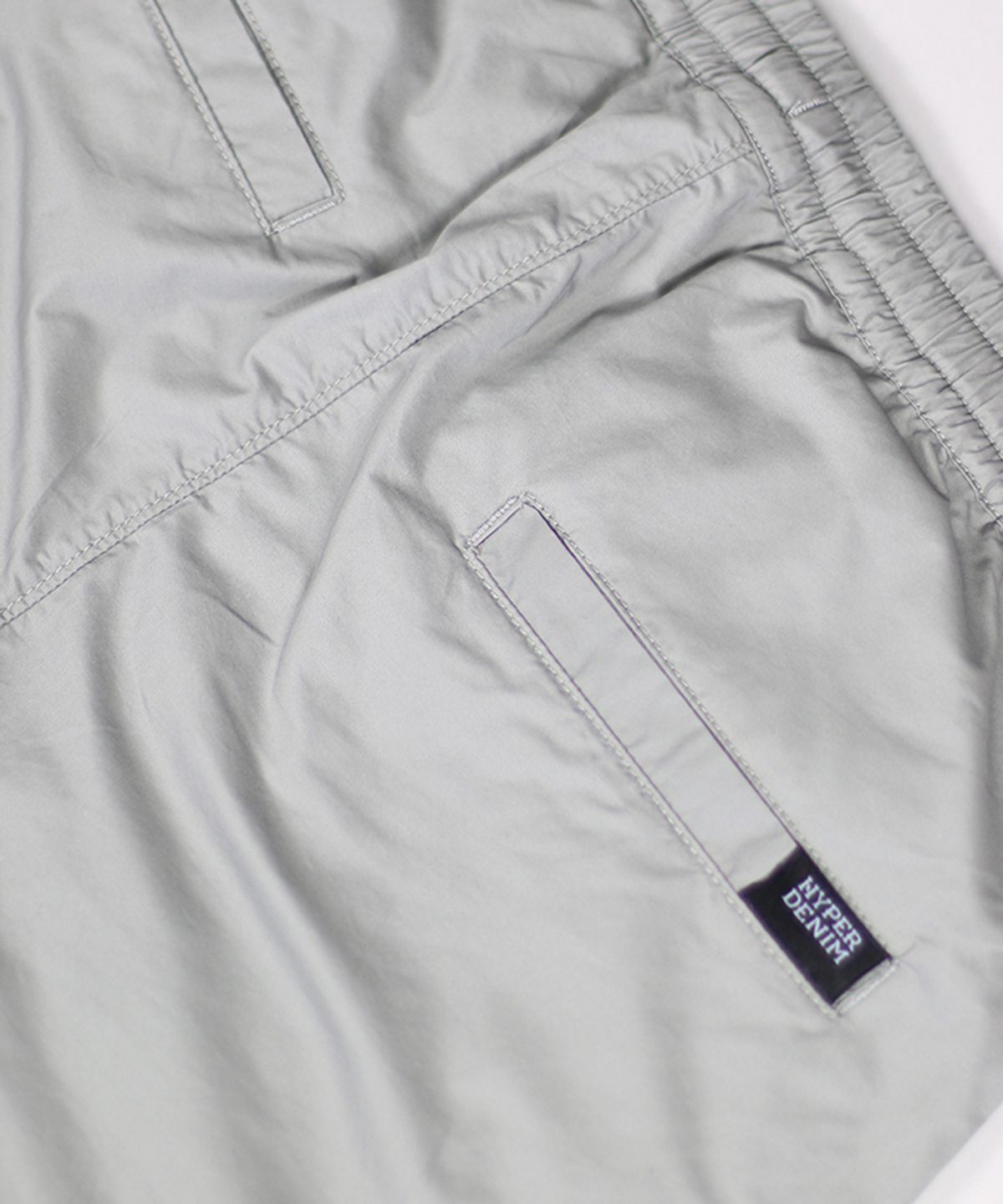 하이퍼 데님(HYPER DENIM) 그레이 드롭 크로치 반바지