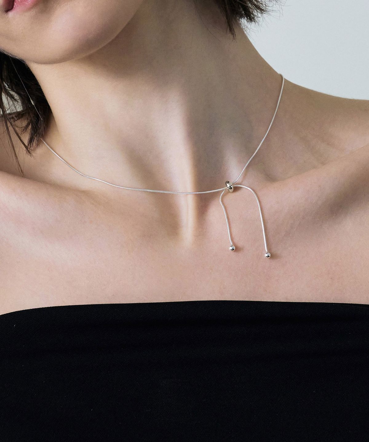 티오유(TOU) 177 Tie A Knot Necklace