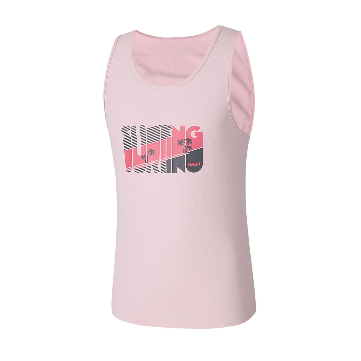 아르고(ARGO) 서핑 남성 탱크탑 민소매 면나시 상의 핑크