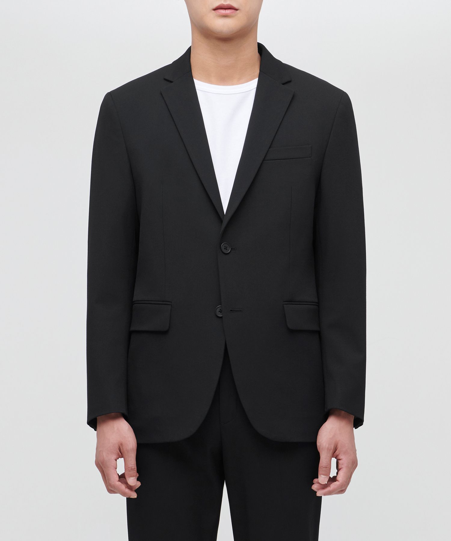 ジャケット・アウター MUSINSA STANDARD LAMBSKIN MOTORCYCLE MUSINSA | MUSINSA STANDARD BASIC BLAZER [BLACK]
