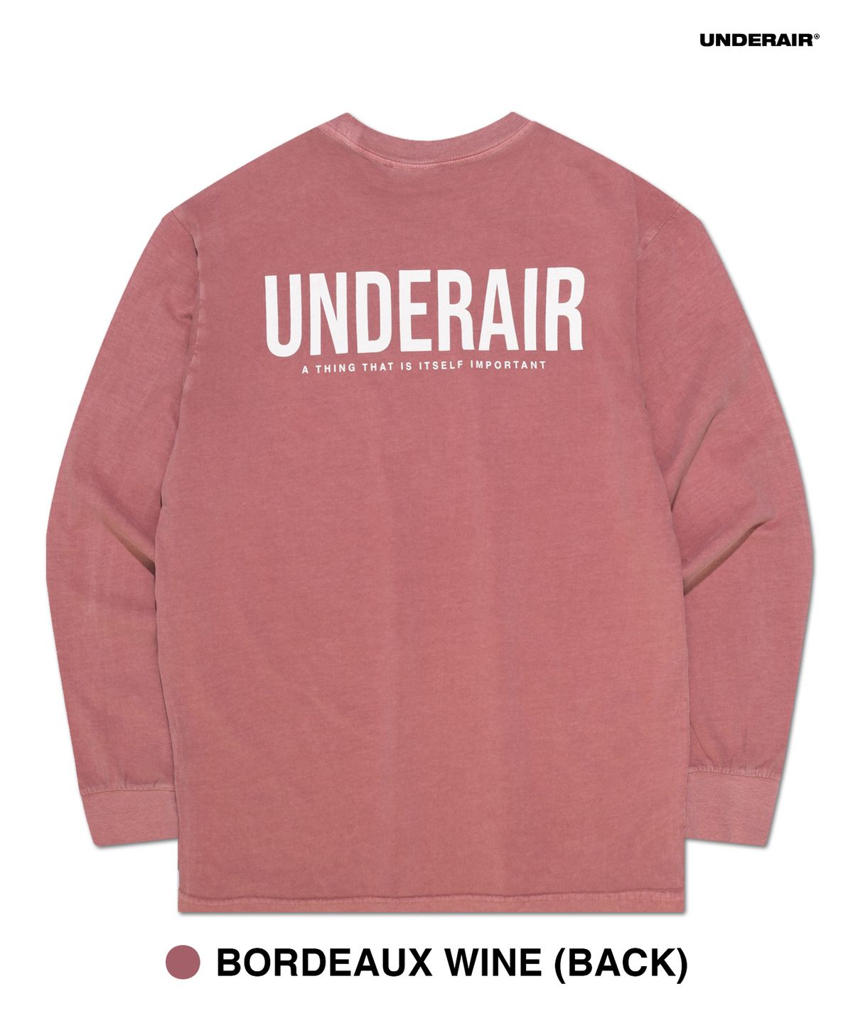 언더에어(UNDERAIR) LOWLY LONG SLEEVE (4 COLOR)