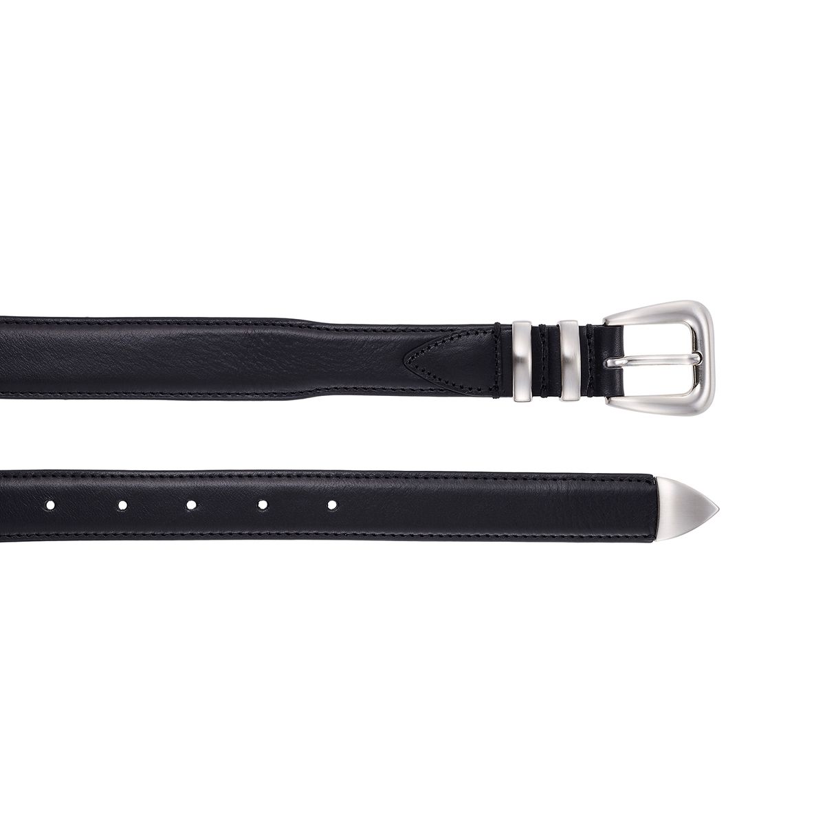 세비지(SAVAGE) 110 Leather Belt - Black