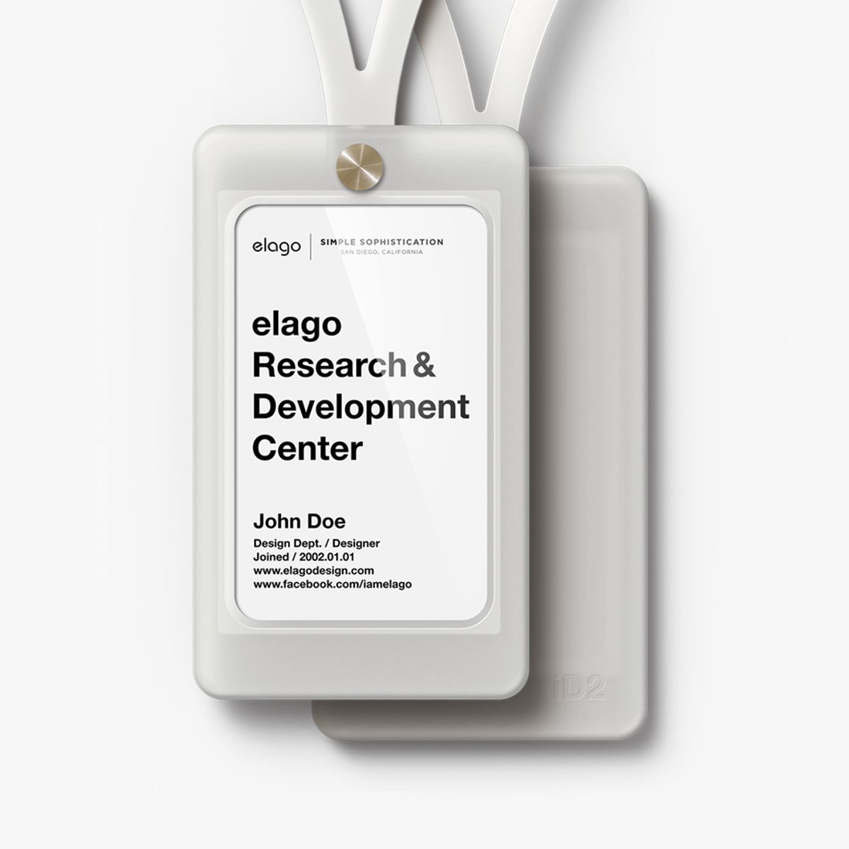 엘라고(ELAGO) ID2 사원증 카드홀더