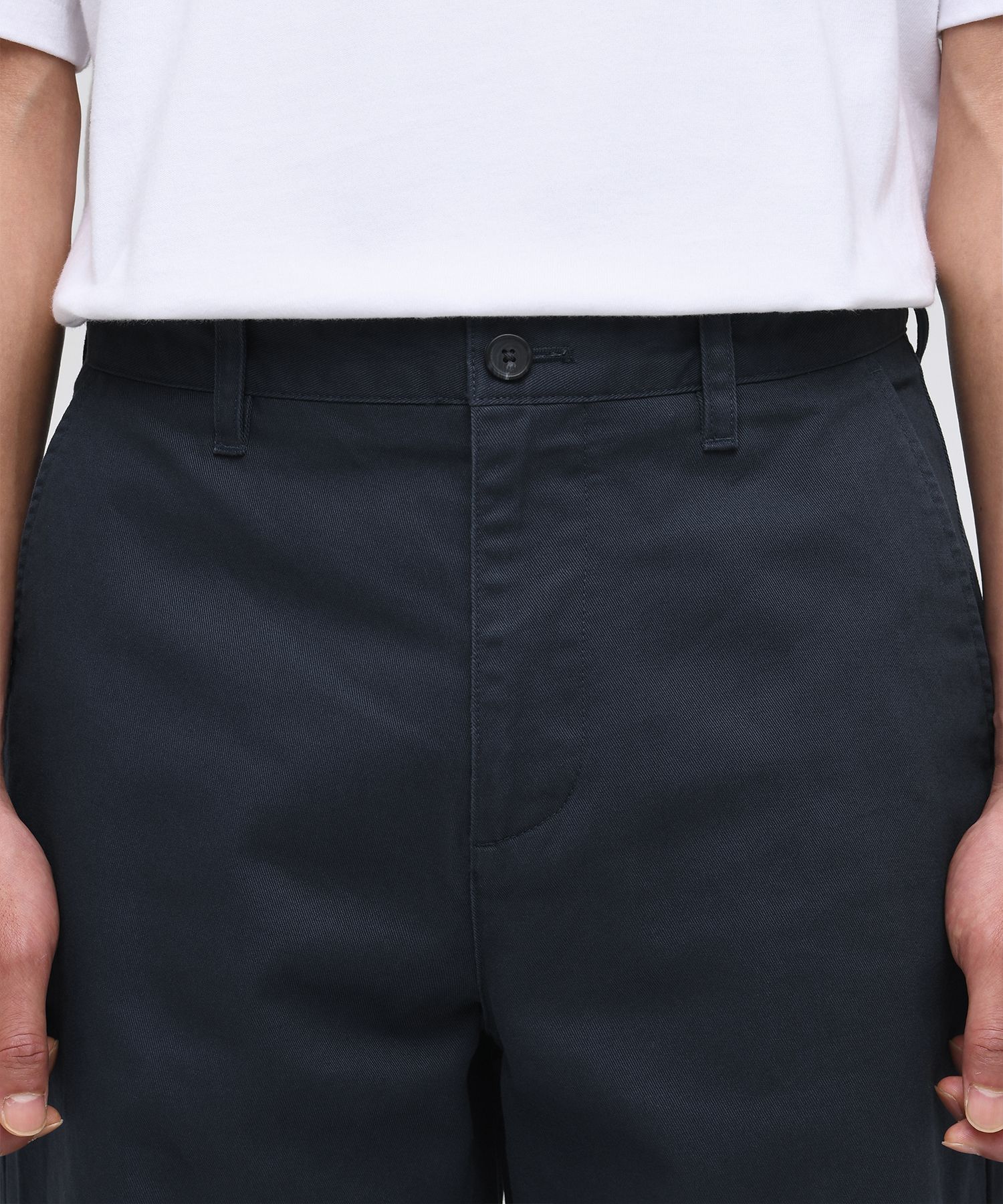 MUSINSA | MUSINSA STANDARD WIDE CHINO PANTS [NAVY]