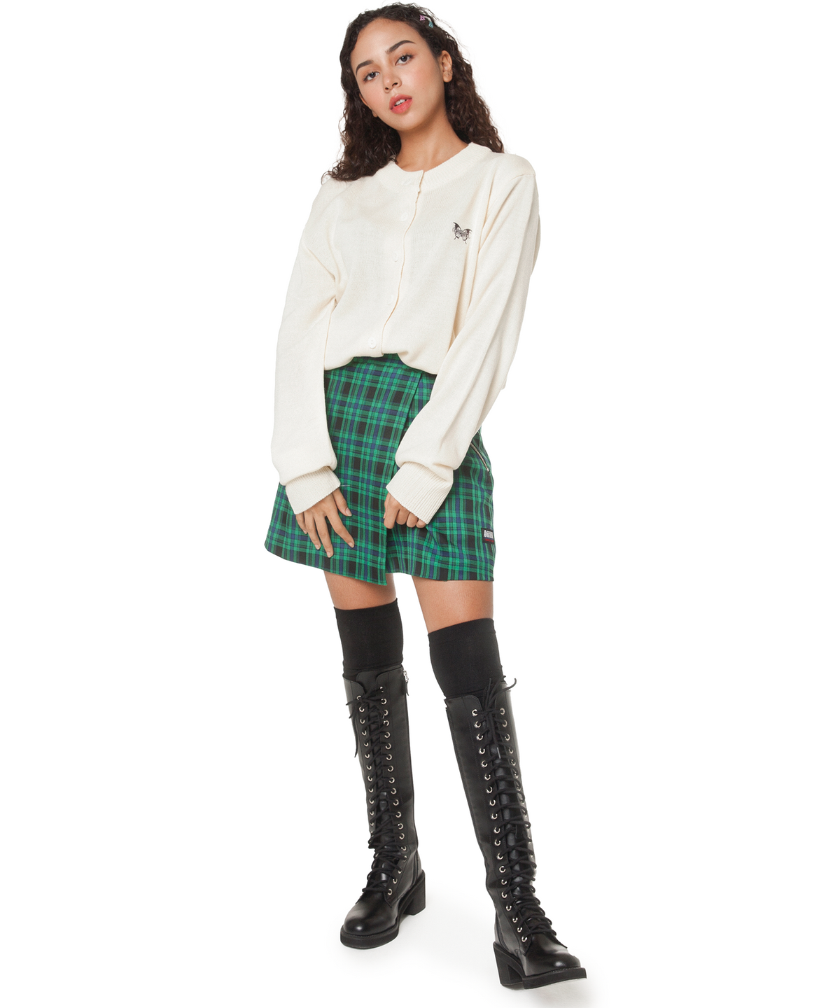 아파트먼트(APARTMENT) (W) FILIA SKIRT - GREEN