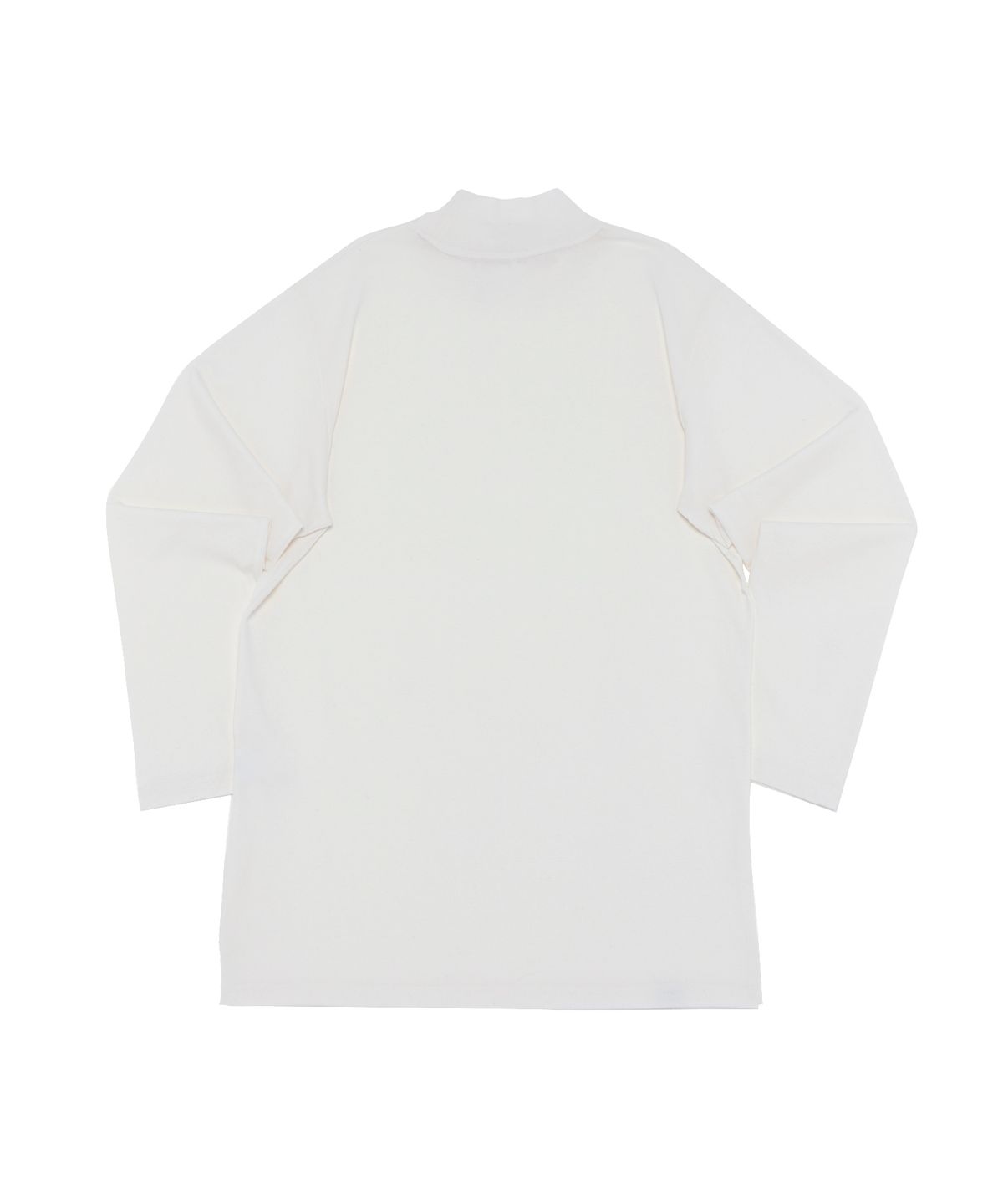 어낫띵(A NOTHING) HALF TURTLE-NECK INNER LAYERED TEE (Ivory)