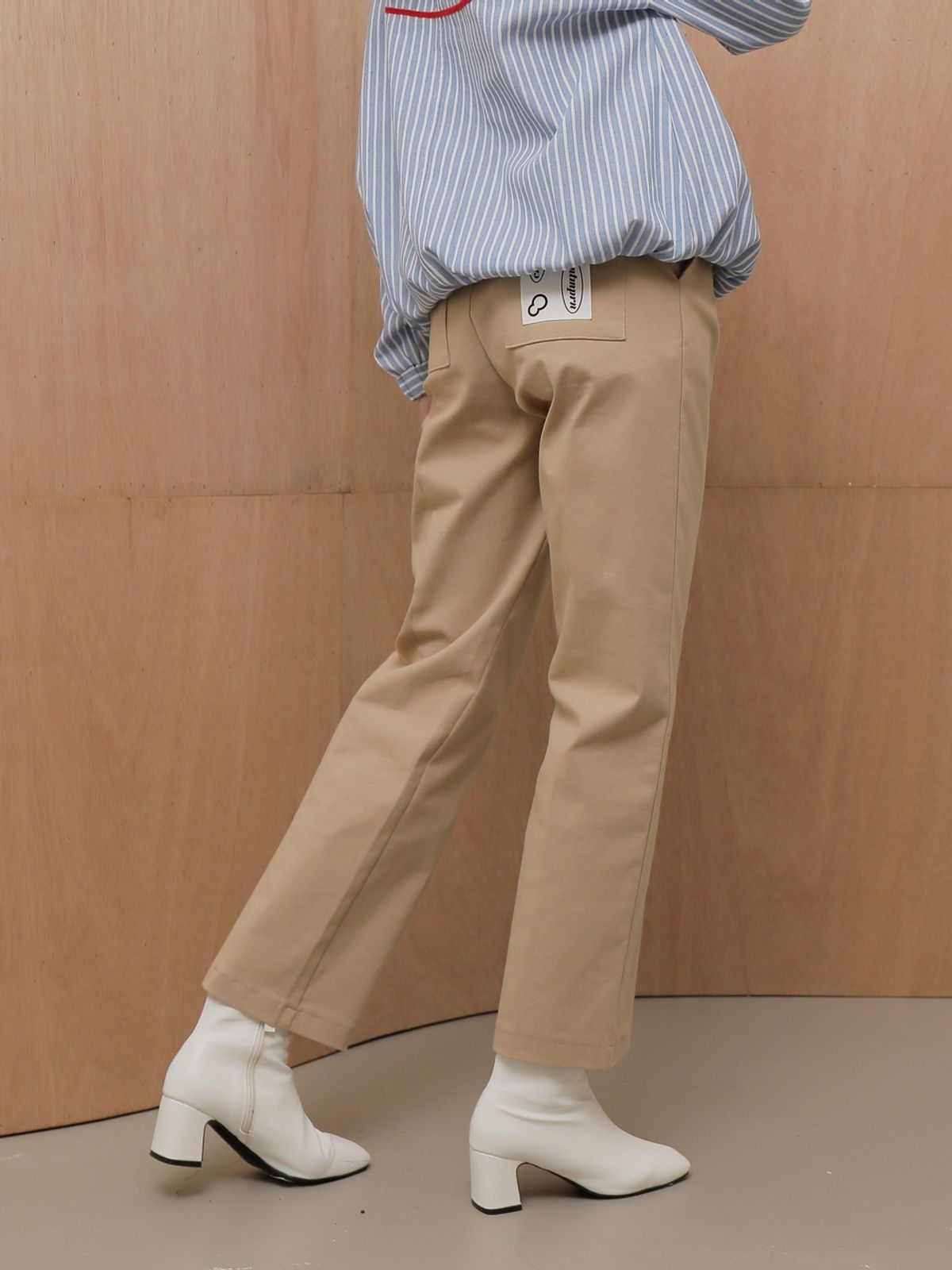 느와(NOIR) Log Pants