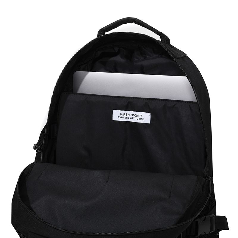 MUSINSA | KIRSH Pocket Storage Backpack [Black]