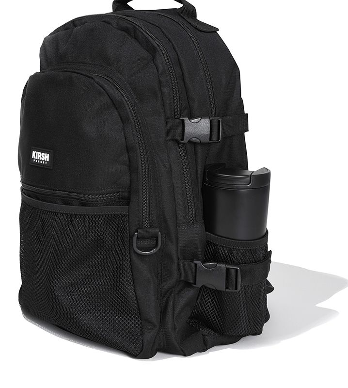 MUSINSA | KIRSH Pocket Storage Backpack [Black]