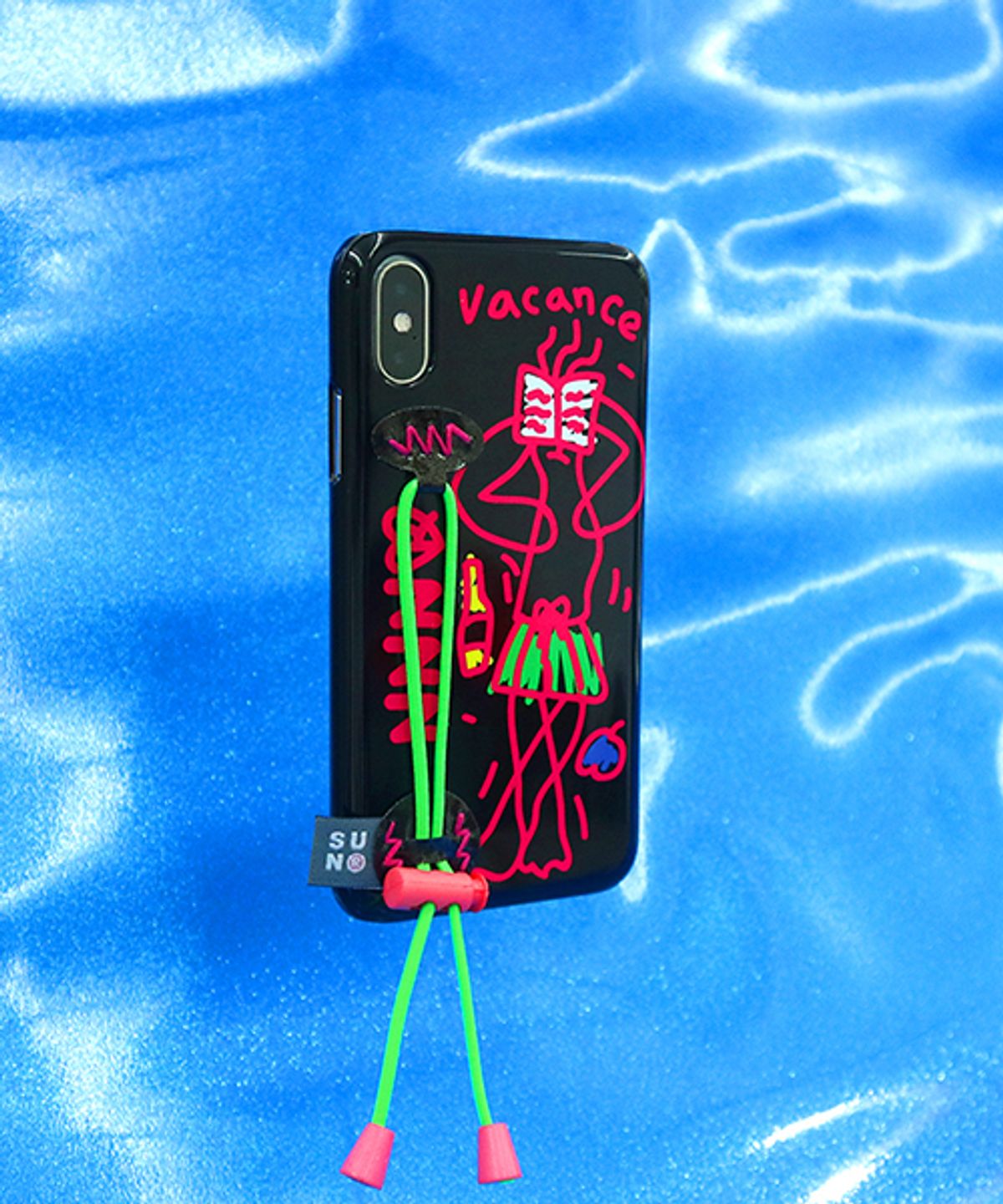 세컨드유니크네임(SECOND UNIQUE NAME) SUN CASE STRING GLOSSY BLACK