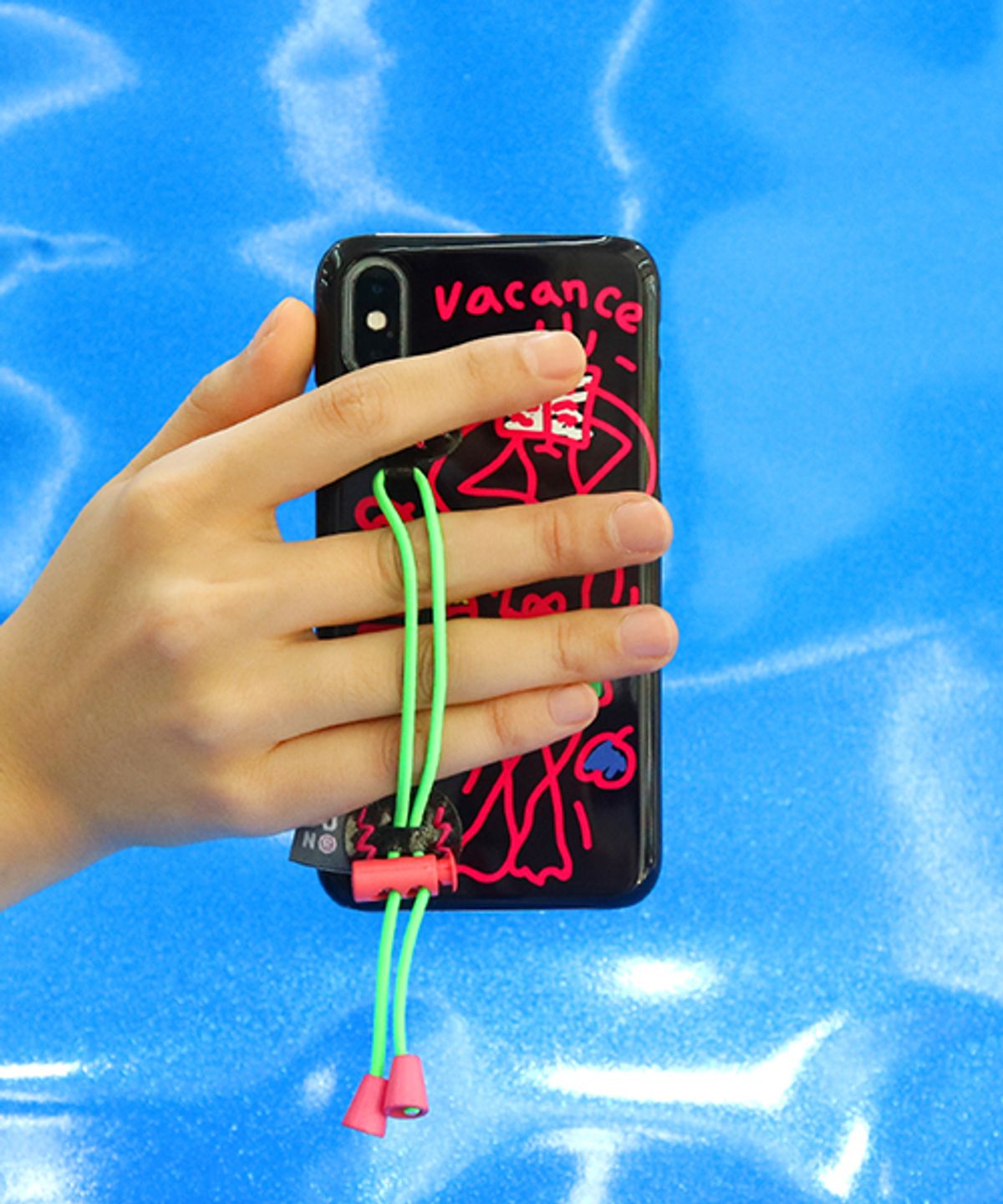 세컨드유니크네임(SECOND UNIQUE NAME) SUN CASE STRING GLOSSY BLACK