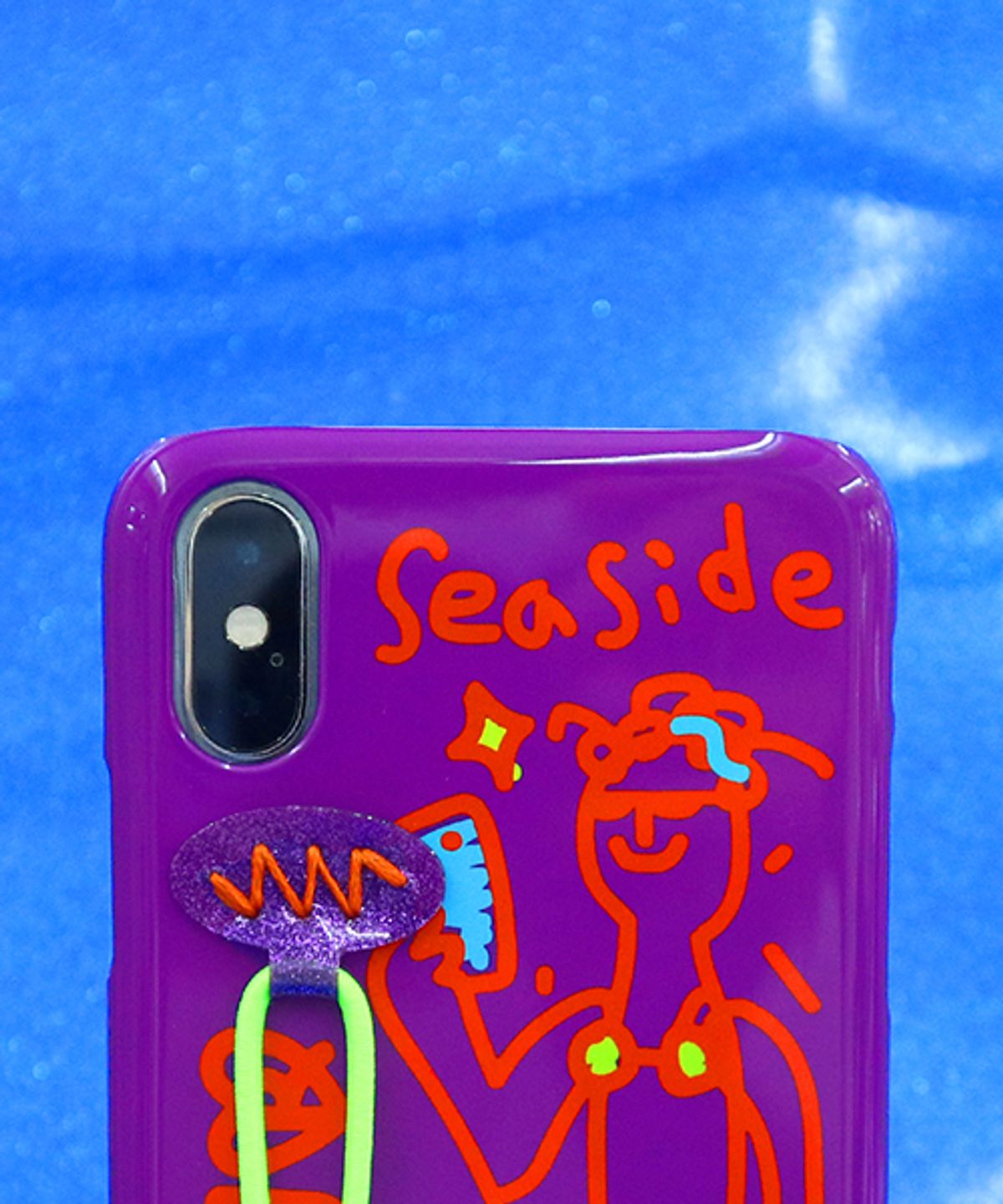 세컨드유니크네임(SECOND UNIQUE NAME) SUN CASE STRING GLOSSY PURPLE