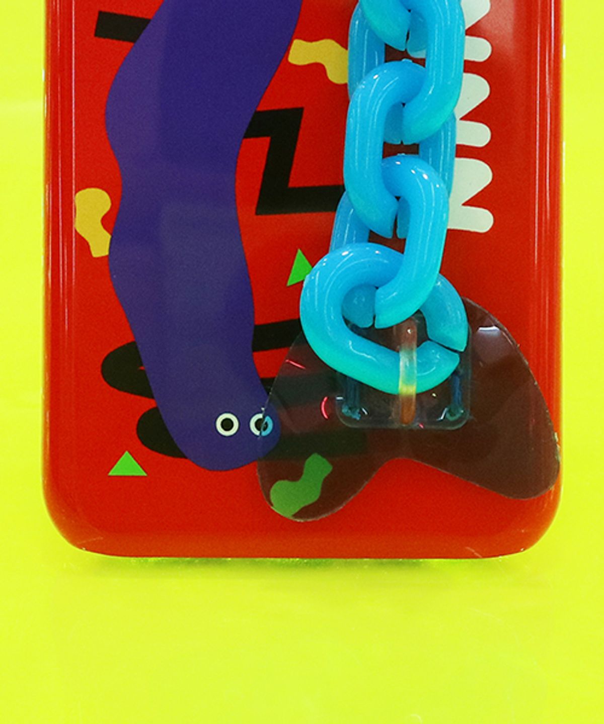 세컨드유니크네임(SECOND UNIQUE NAME) SUN CASE NEON CHAIN RED