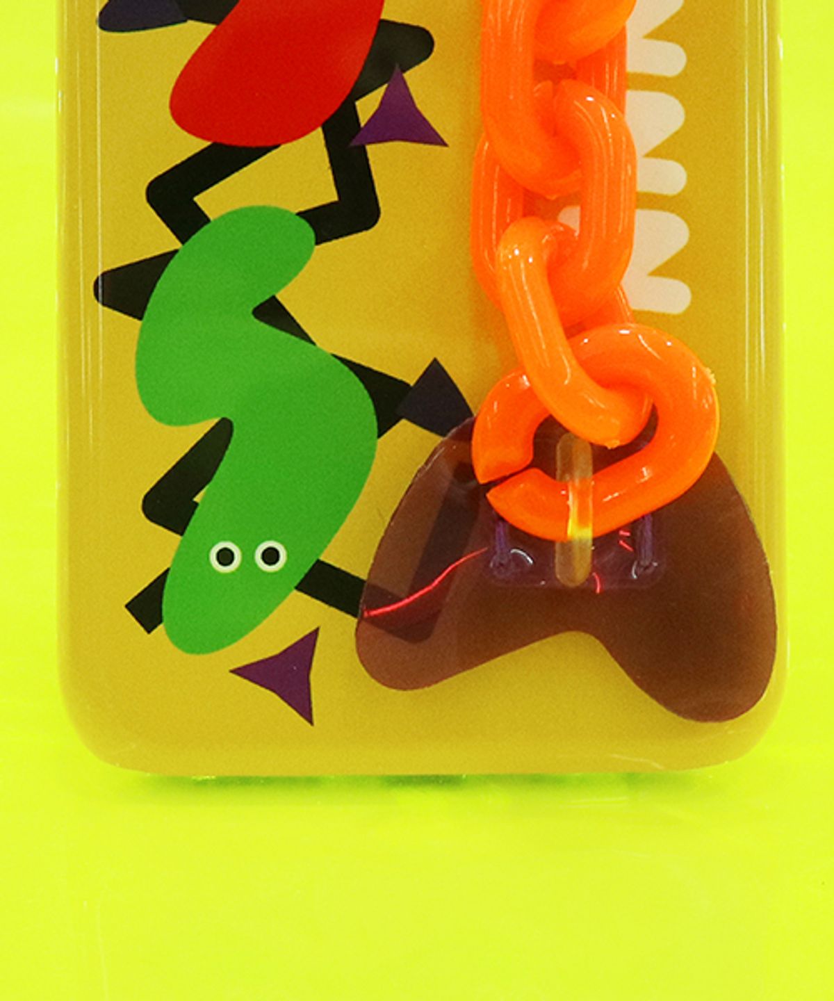 세컨드유니크네임(SECOND UNIQUE NAME) SUN CASE NEON CHAIN YELLOW