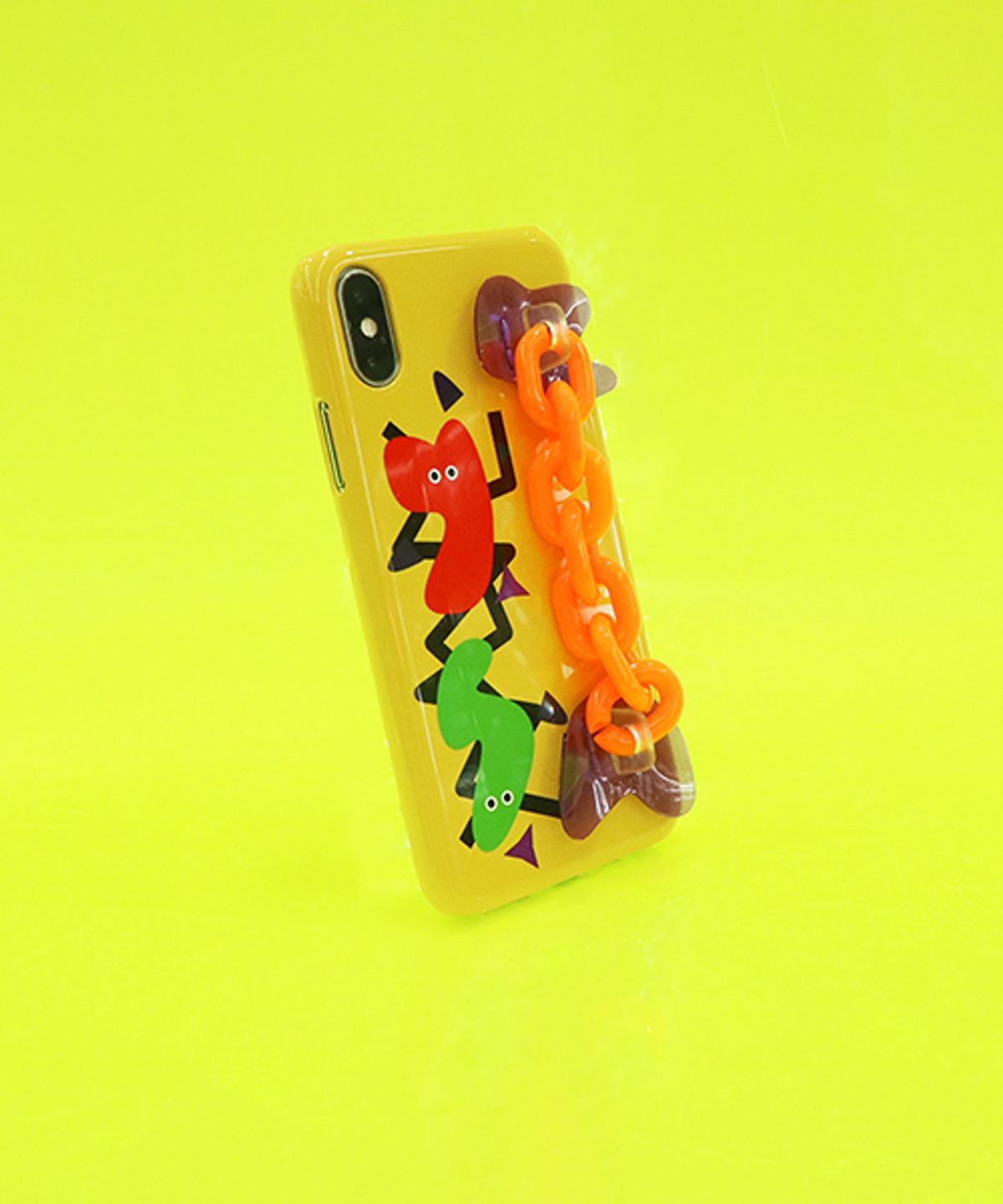 세컨드유니크네임(SECOND UNIQUE NAME) SUN CASE NEON CHAIN YELLOW