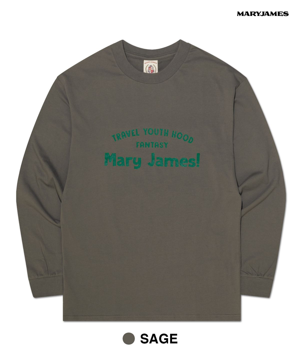 메리제임스(MARYJAMES) [남녀공용] PURE TU LONG SLEEVE (10 COLOR)