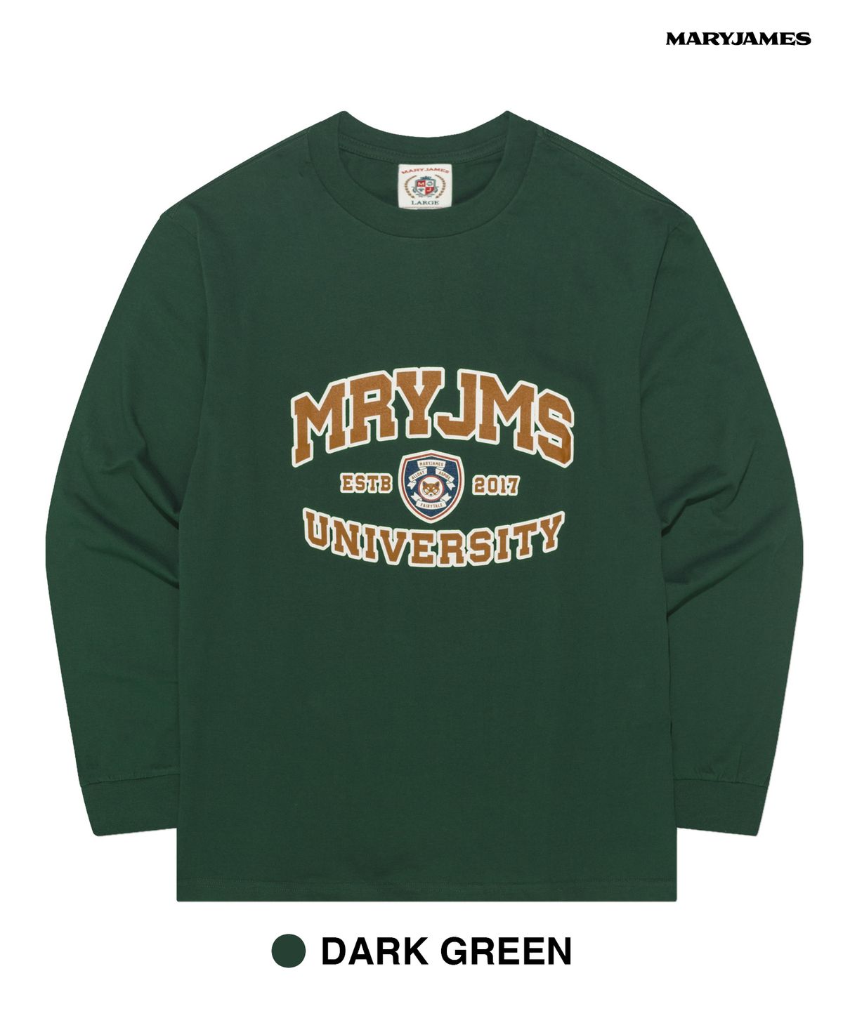 메리제임스(MARYJAMES) [남녀공용] SCUOLA LONG SLEEVE (4 COLOR)