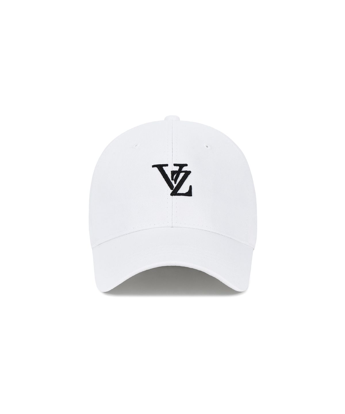 바잘(VARZAR) [Unisex] 3D 모노그램 로고 오버핏 볼캡 화이트