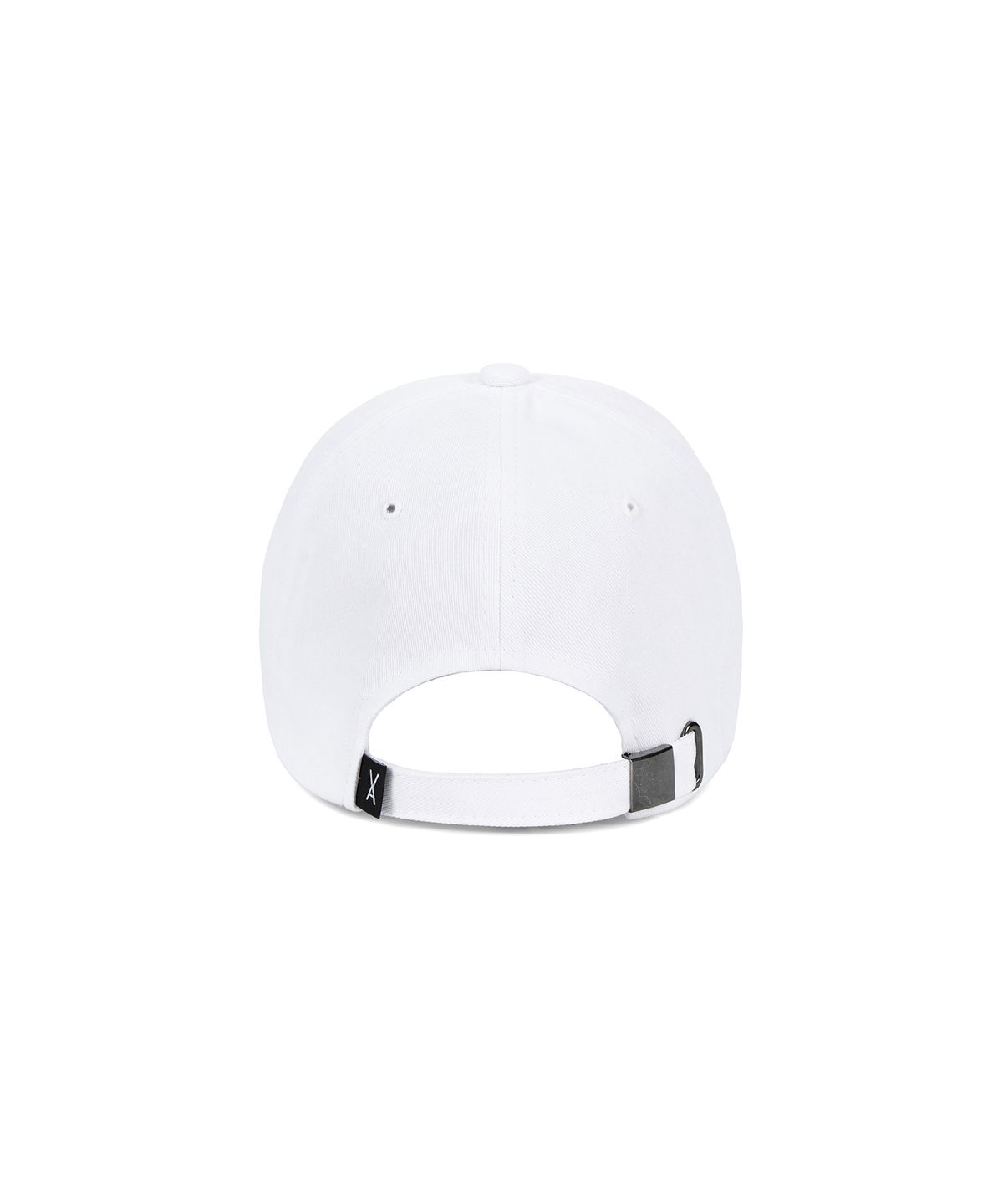 바잘(VARZAR) [Unisex] 3D 모노그램 로고 오버핏 볼캡 화이트