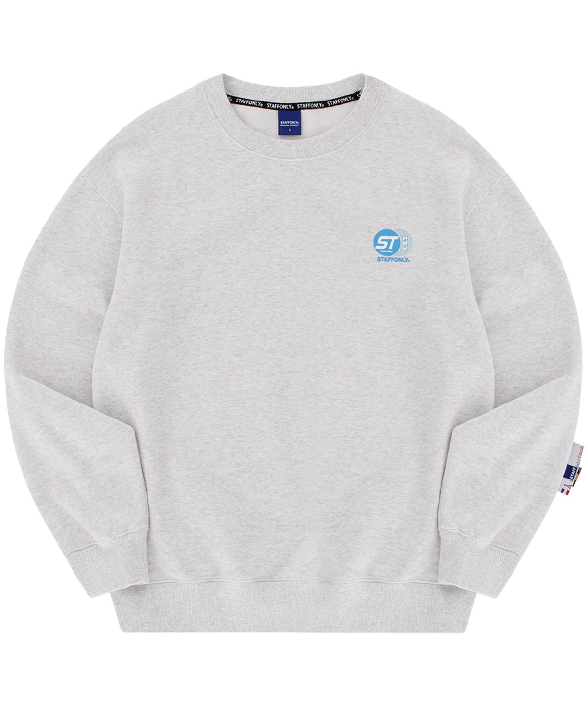 스텝온리(STAFFONLY) [기모]GUIDE UNIFORM (MELANGE WHITE)