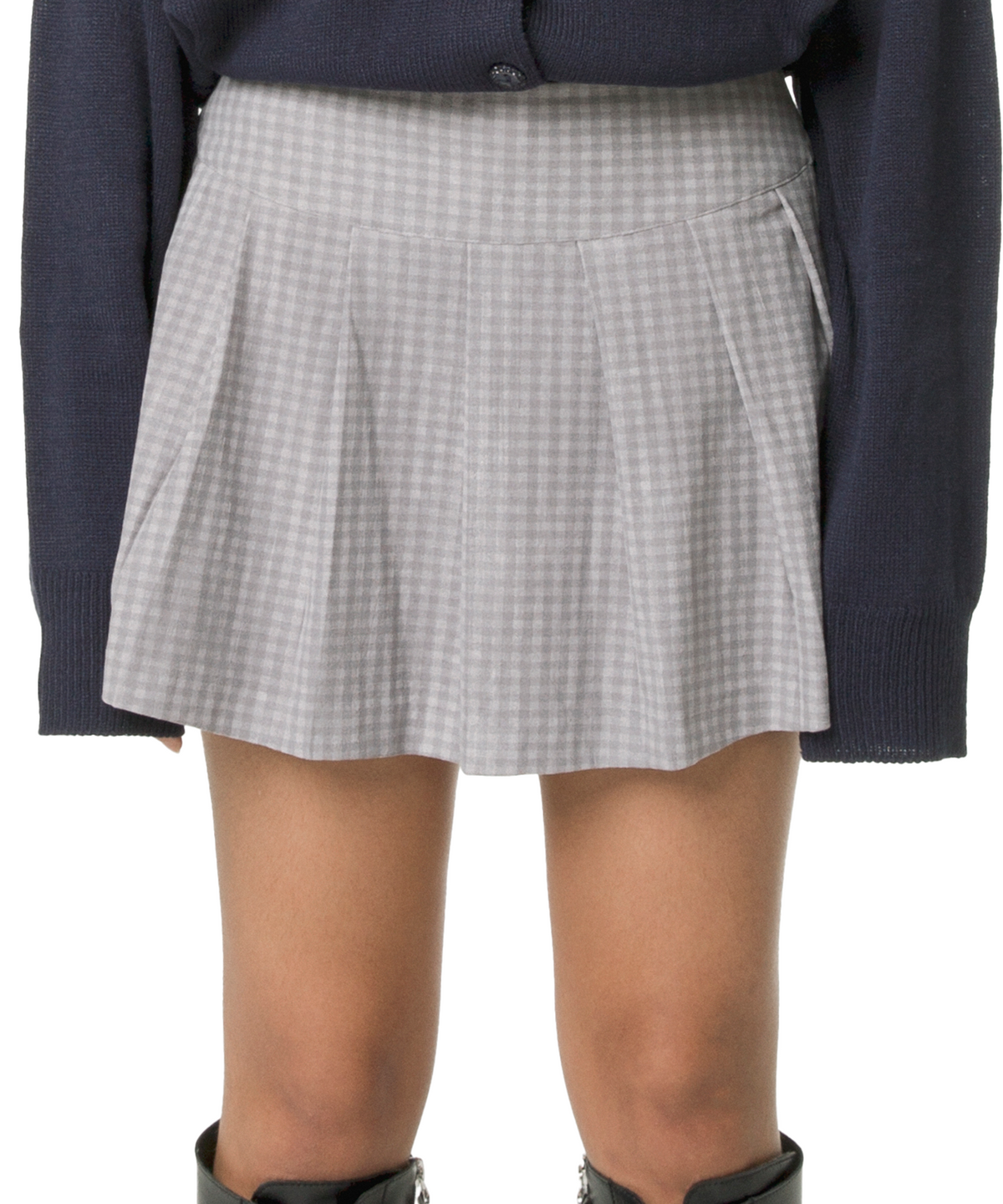 아파트먼트(APARTMENT) (W) CREAM SKIRT - GRAY