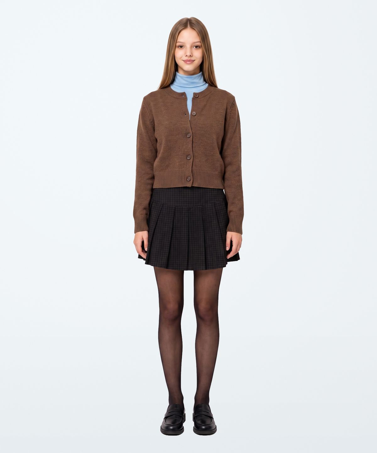 아파트먼트(APARTMENT) (W) CREAM SKIRT - BLACK