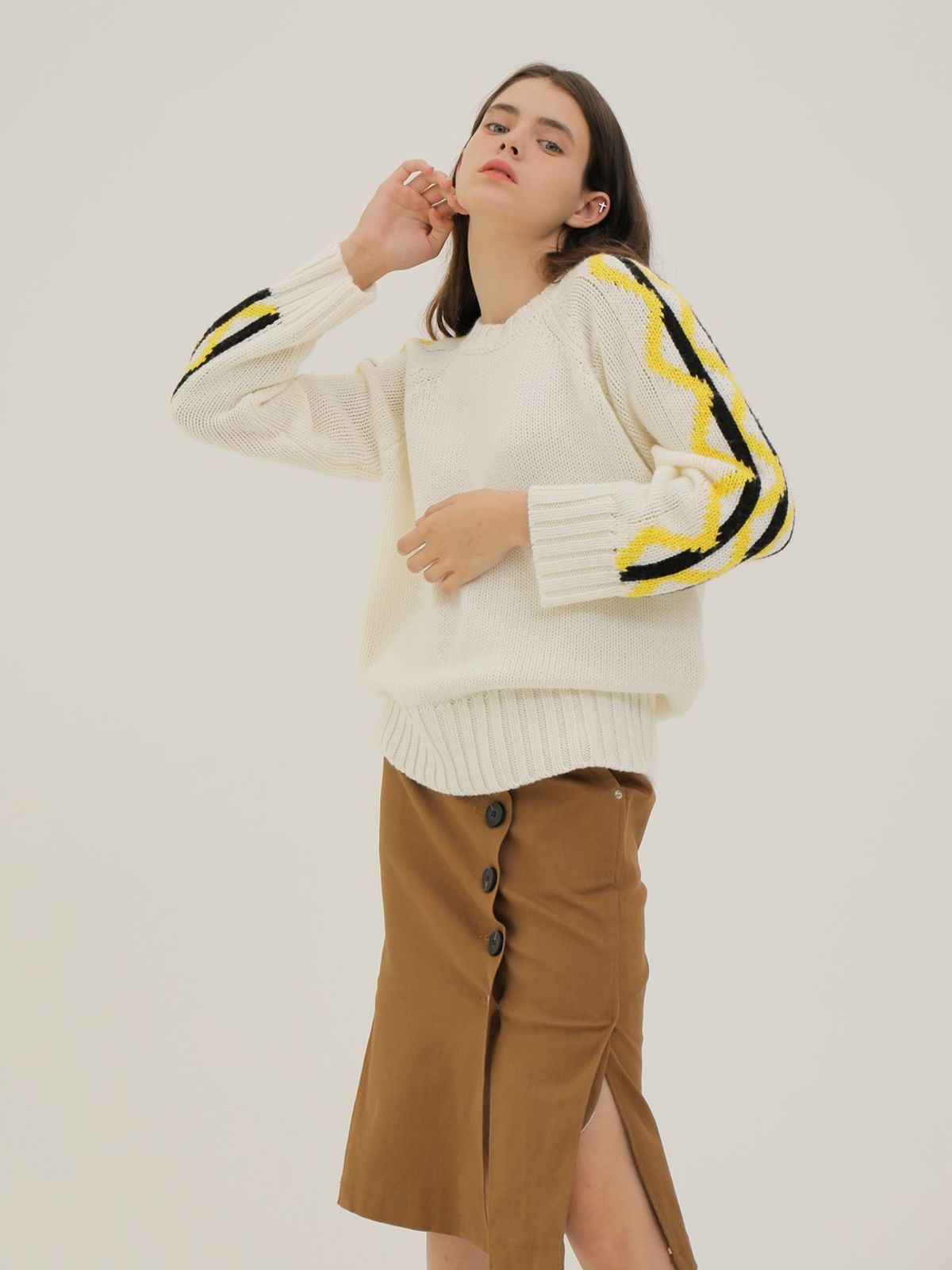 느와(NOIR) G Knit Sweater