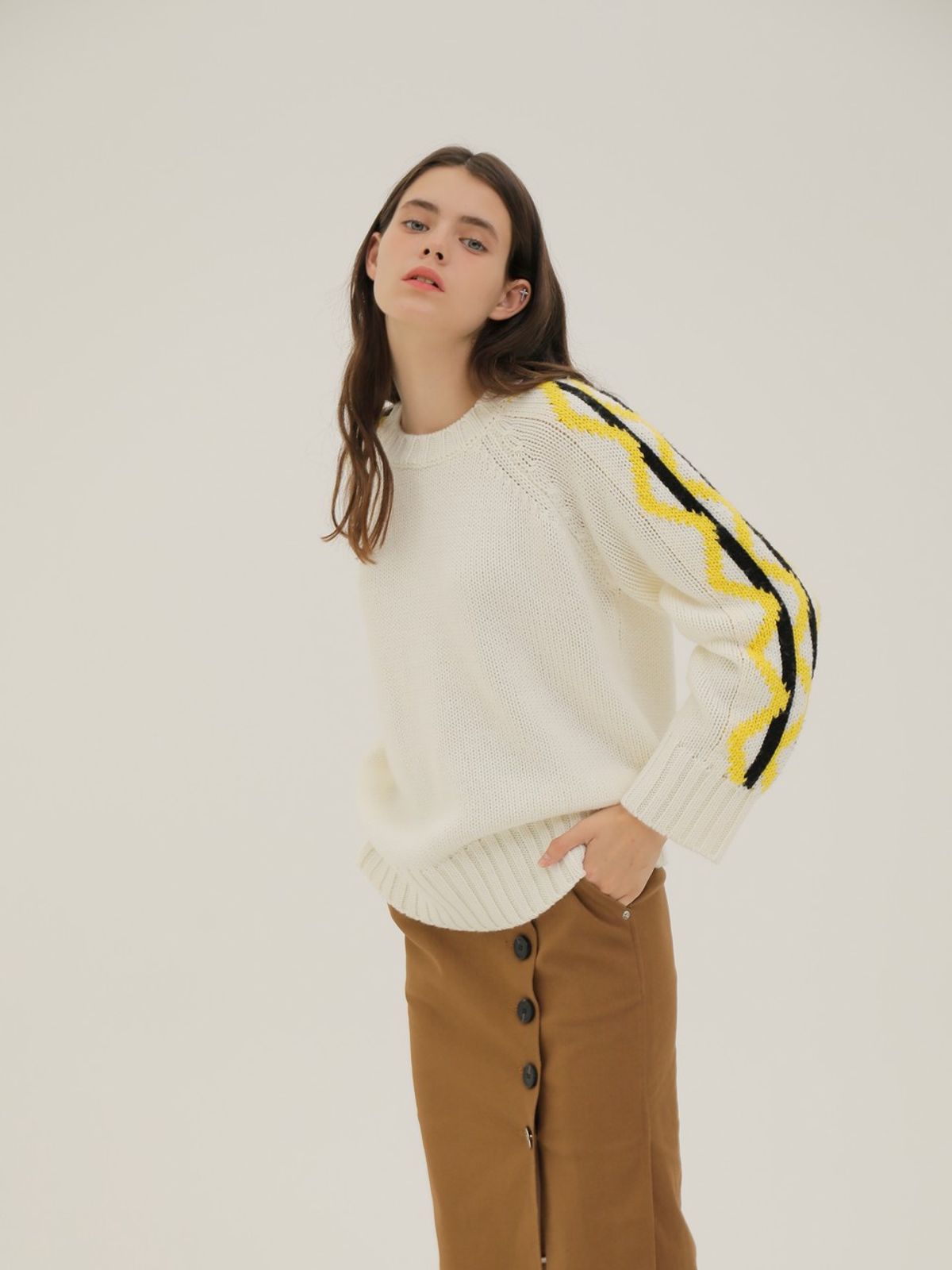 느와(NOIR) G Knit Sweater