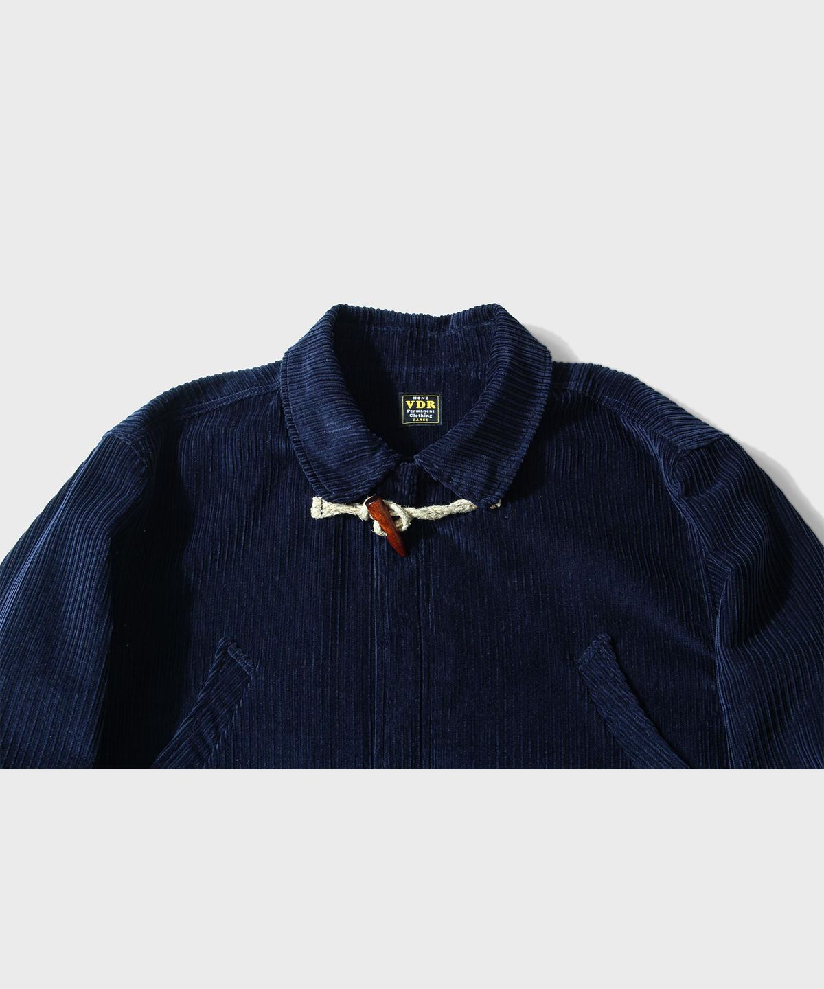 비디알(VDR) CORDUROY TOGGLE 4POCKET JACKET [Sailor Blue]
