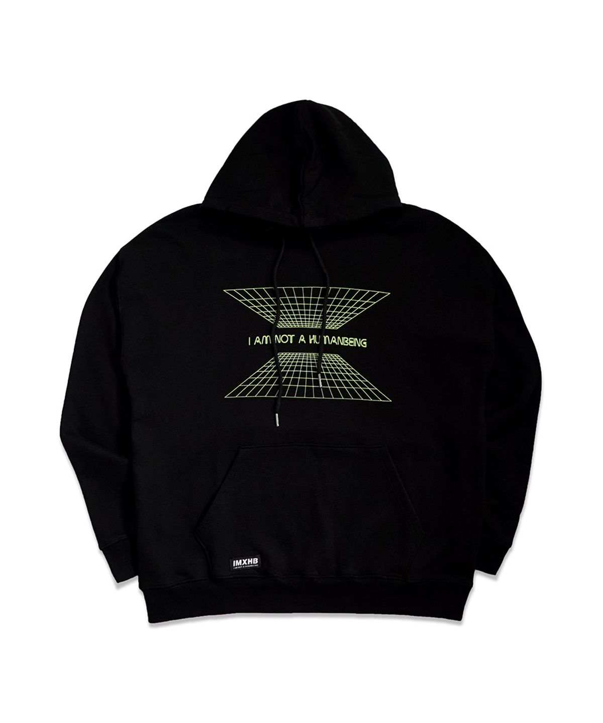 아임낫어휴먼비잉(I AM NOT A HUMAN BEING) Matrix Hoody - Black