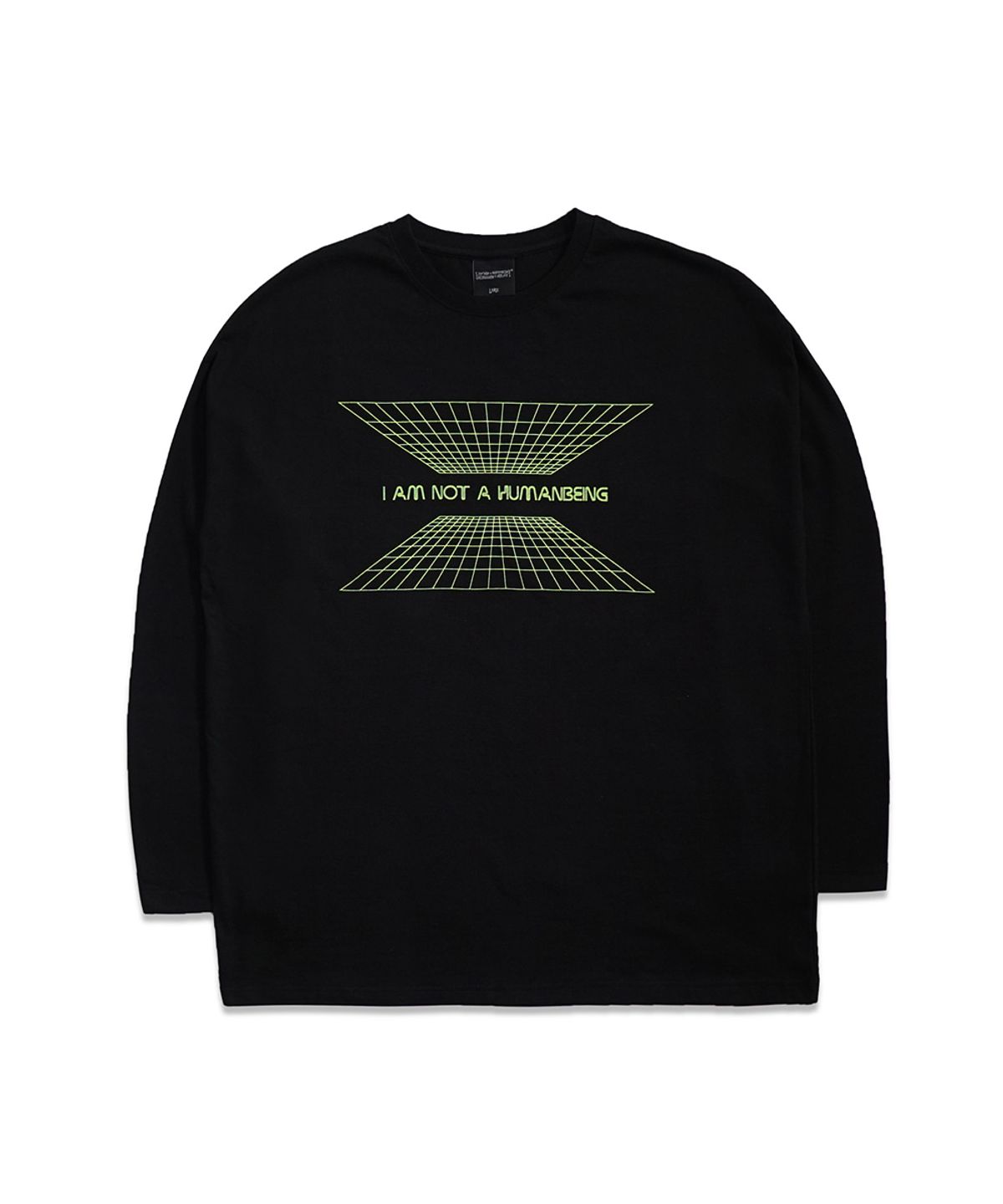 아임낫어휴먼비잉(I AM NOT A HUMAN BEING) Matrix t long sleeve - Black