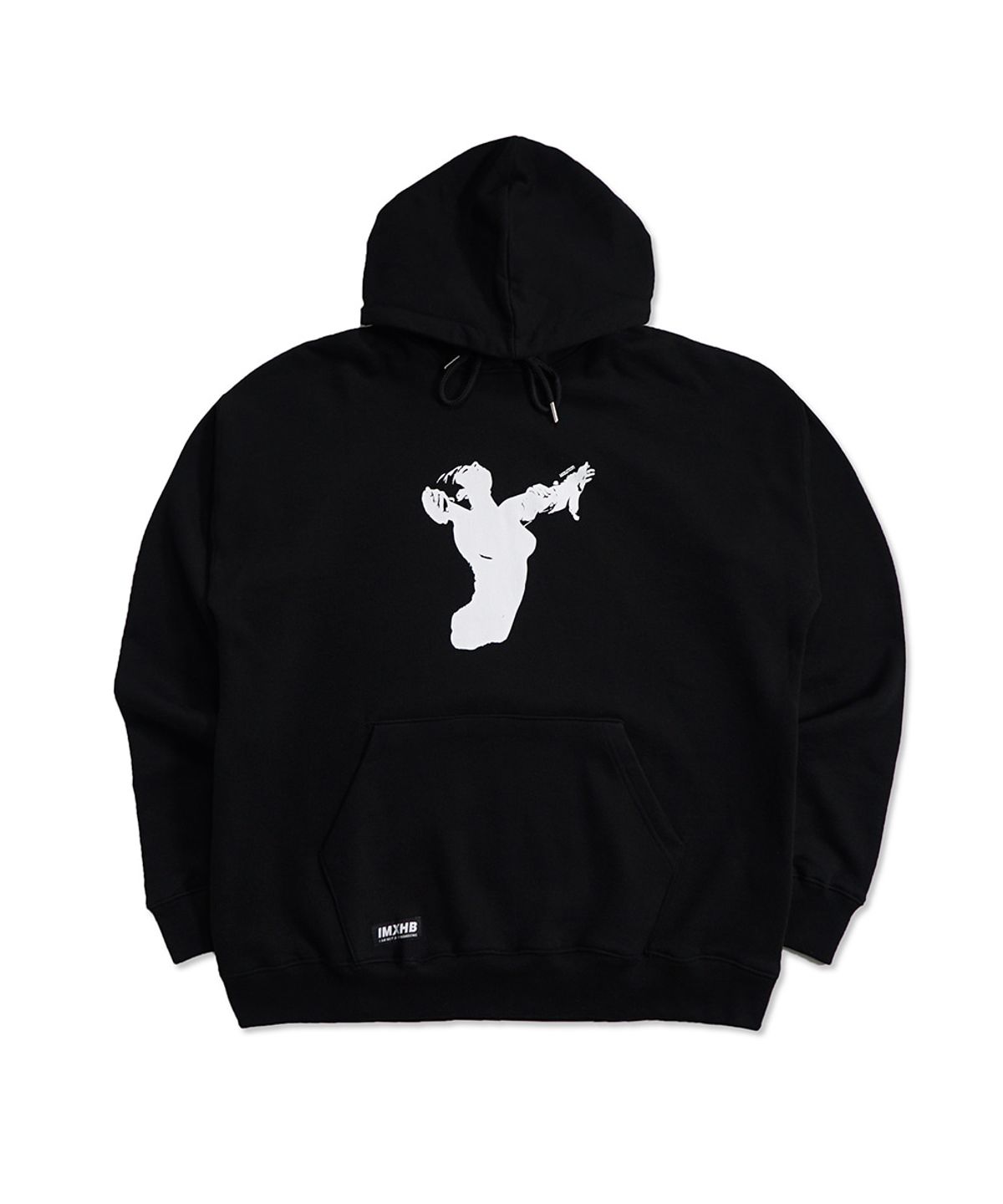 아임낫어휴먼비잉(I AM NOT A HUMAN BEING) Ballerina Hoody - Black