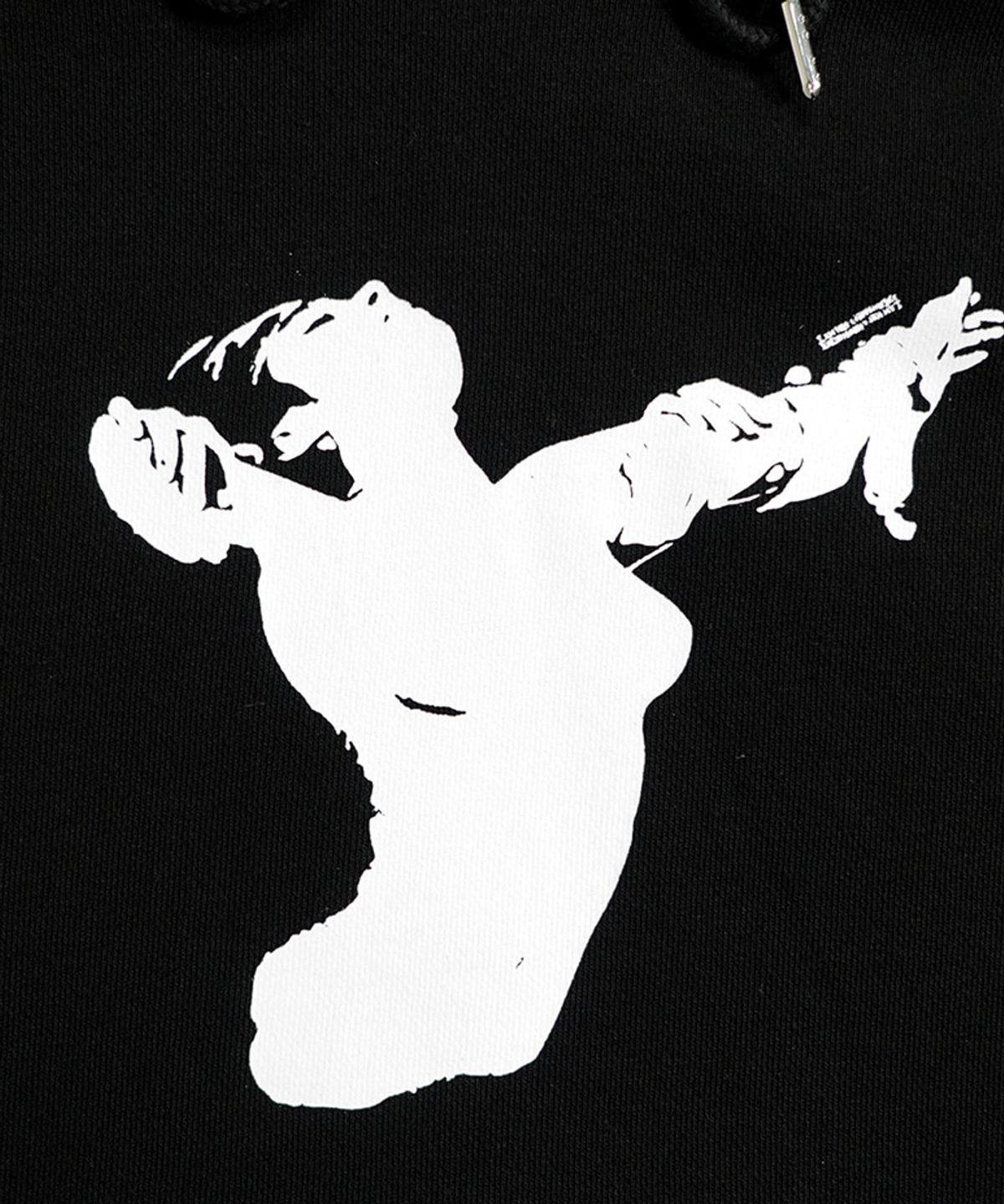 아임낫어휴먼비잉(I AM NOT A HUMAN BEING) Ballerina Hoody - Black