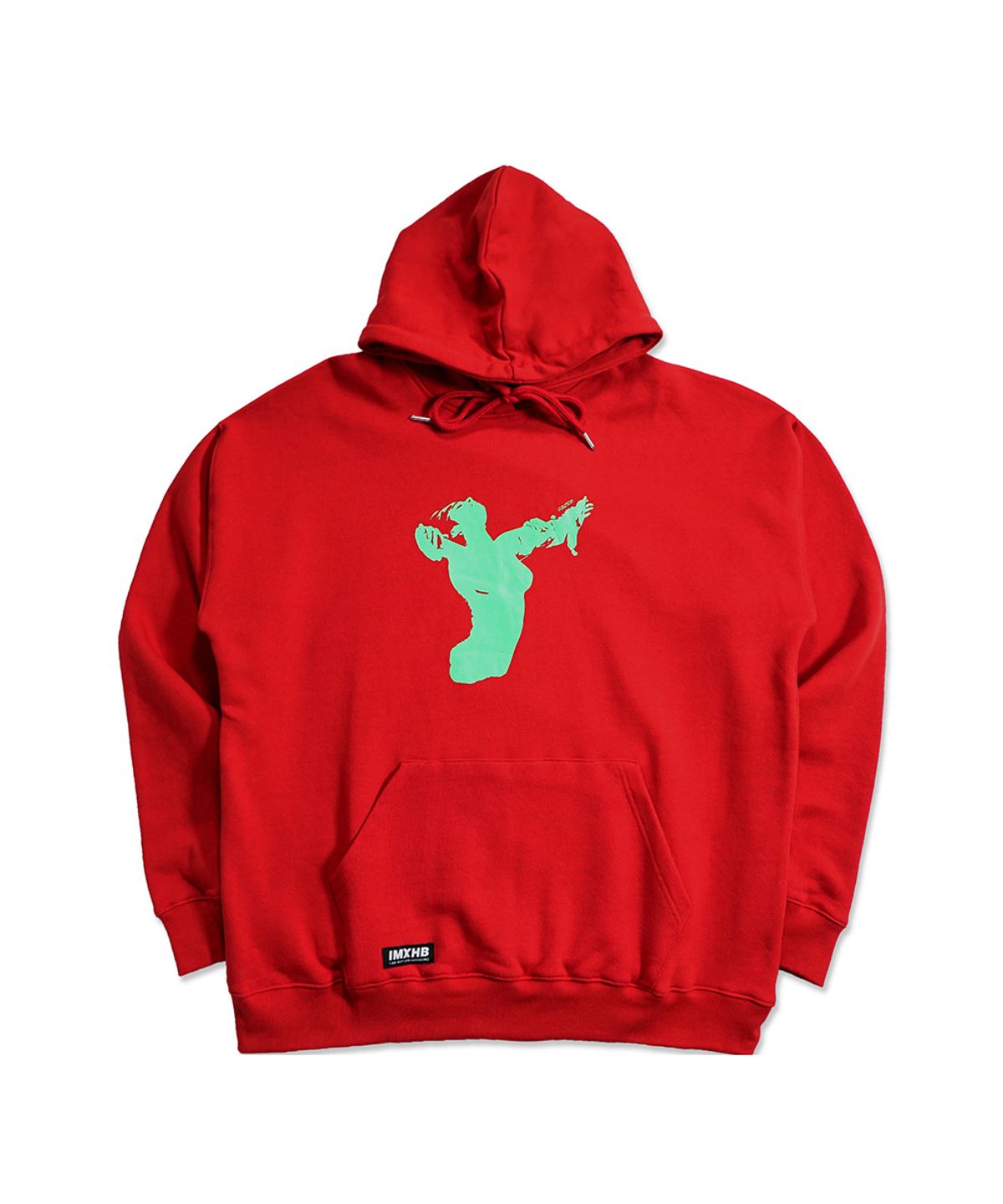 아임낫어휴먼비잉(I AM NOT A HUMAN BEING) Ballerina Hoody - Wine