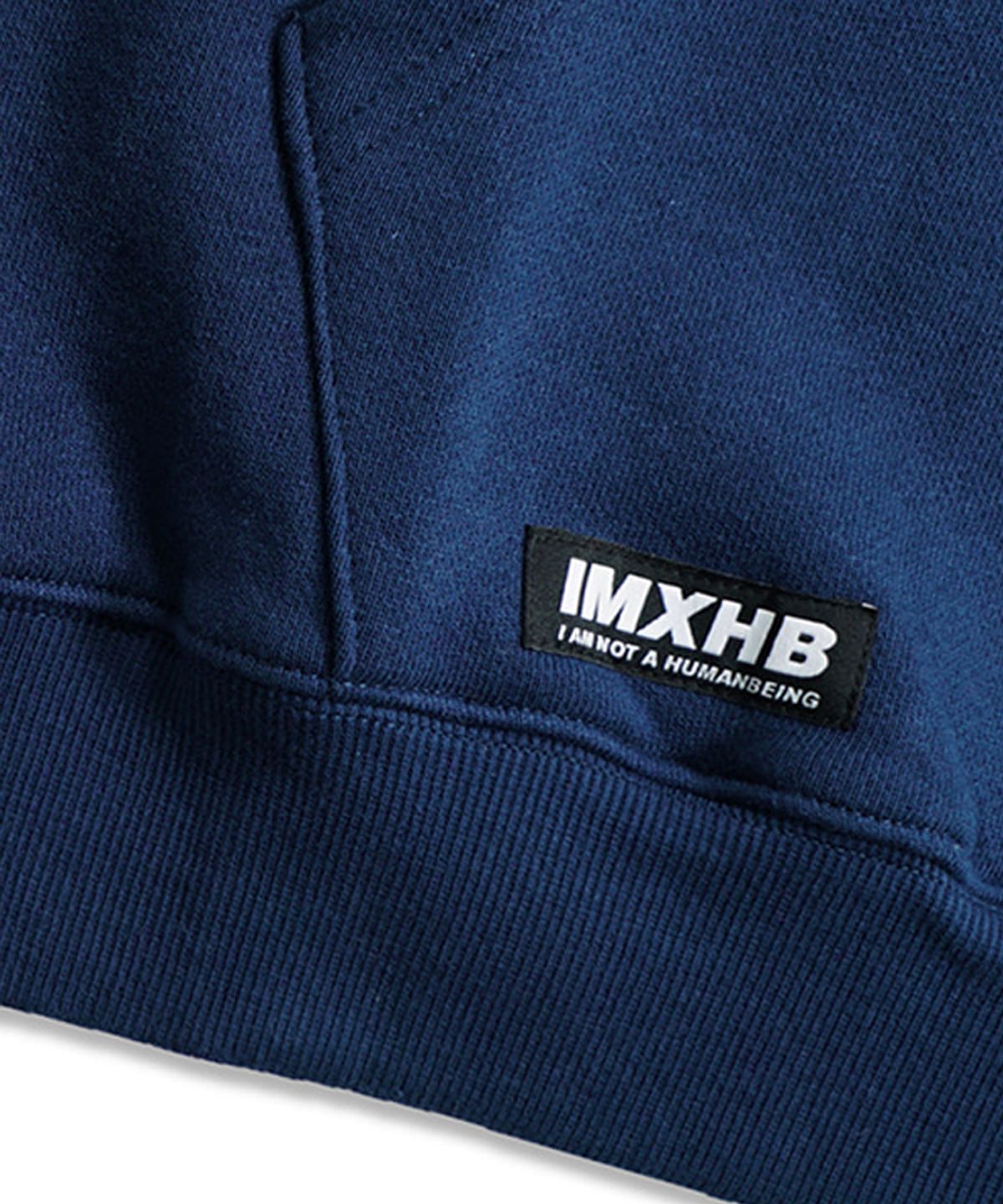 아임낫어휴먼비잉(I AM NOT A HUMAN BEING) Ballerina Hoody - Navy