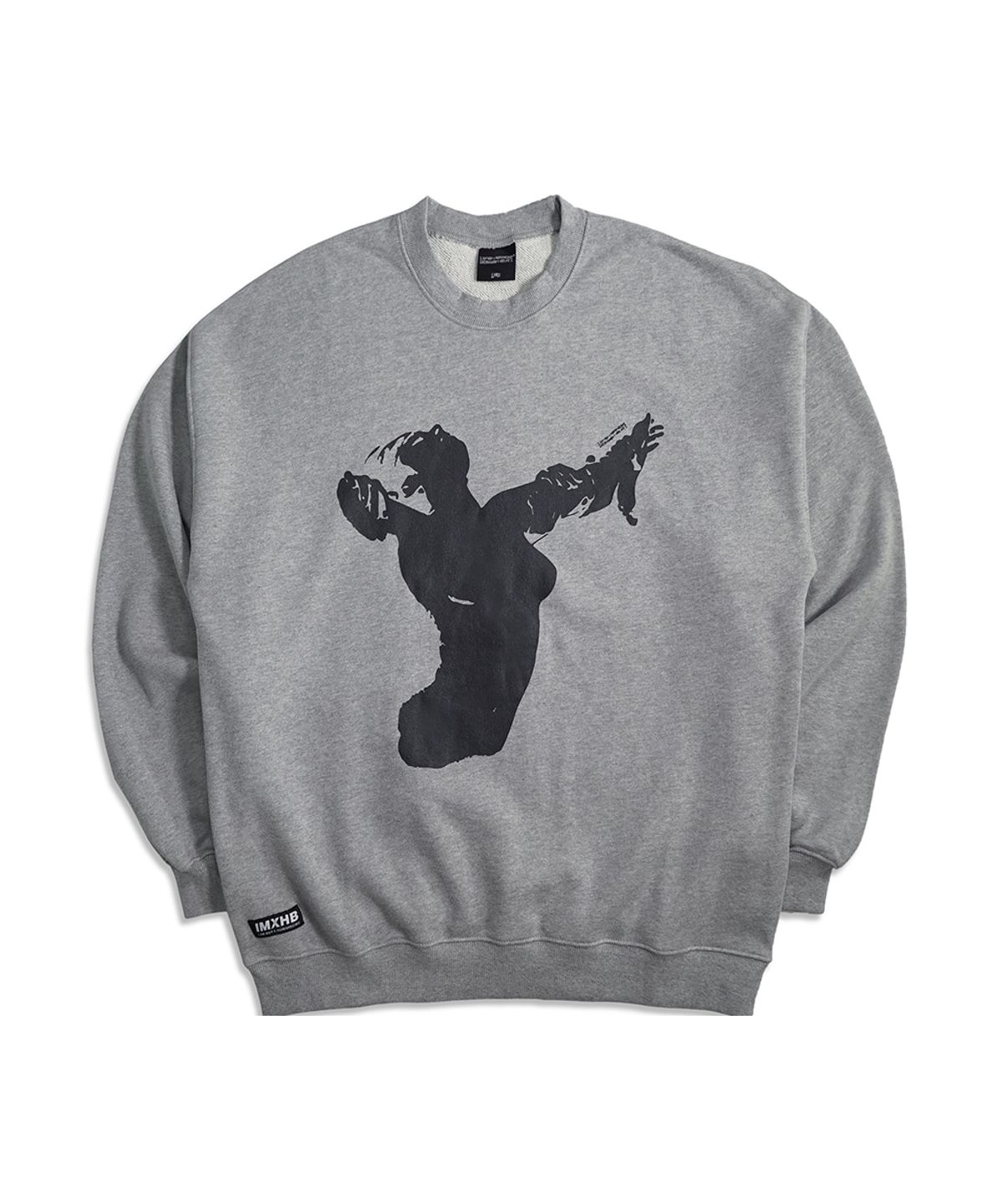 아임낫어휴먼비잉(I AM NOT A HUMAN BEING) Ballerina Sweatshirts - H.Grey