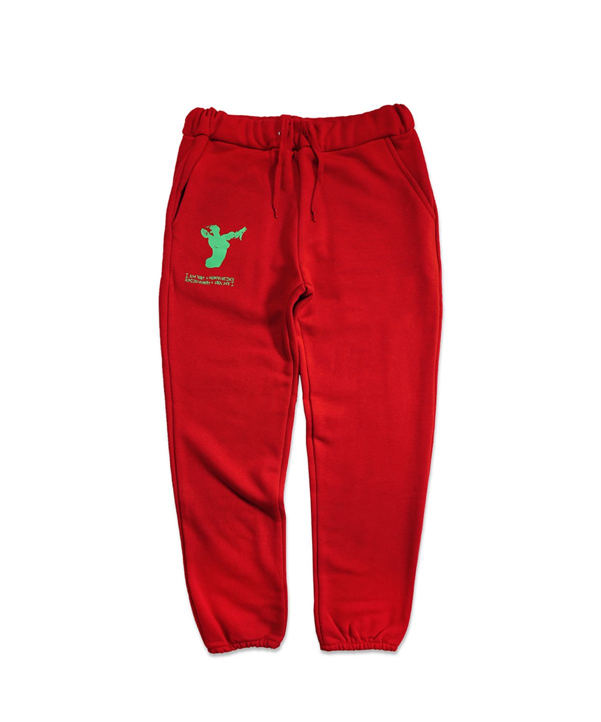 아임낫어휴먼비잉(I AM NOT A HUMAN BEING) Ballerina Sweat Pants - Wine