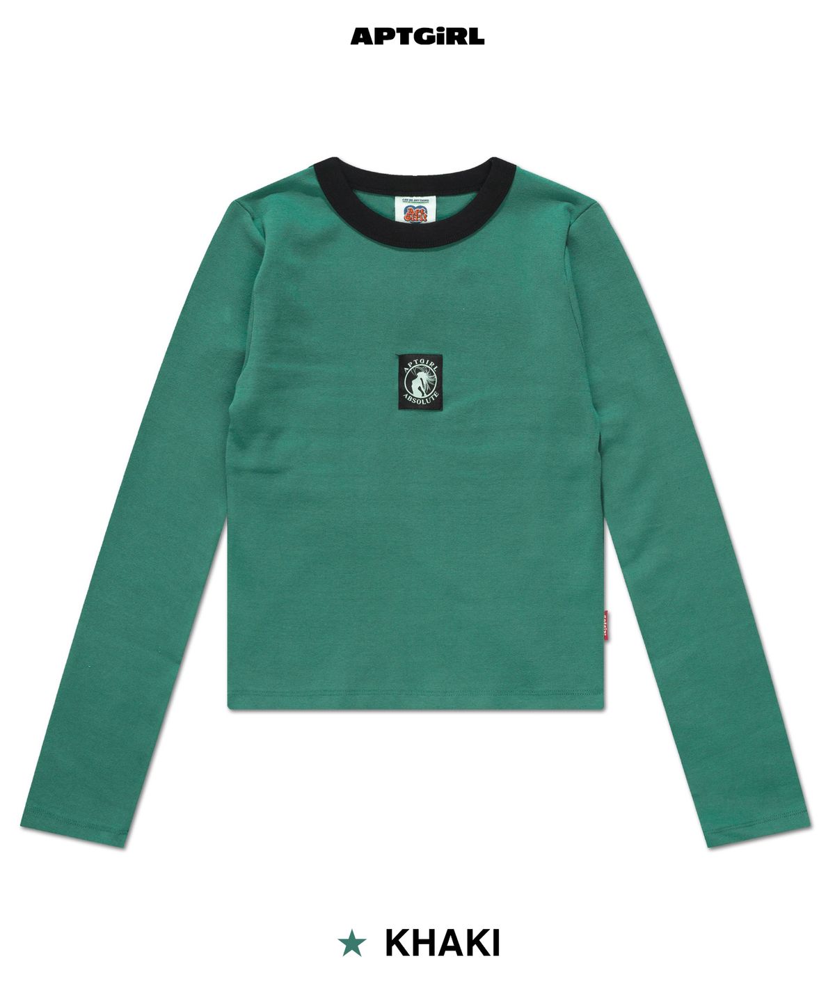 아파트먼트(APARTMENT) (W) ABSOLGIRL LONG SLEEVE CROP (6 COLOR)