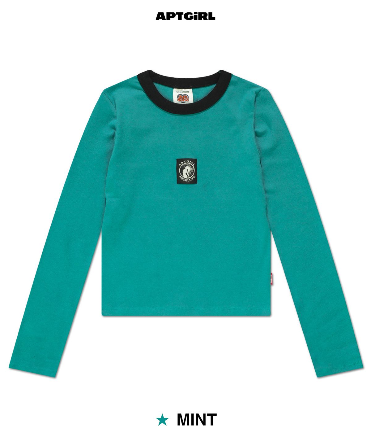 아파트먼트(APARTMENT) (W) ABSOLGIRL LONG SLEEVE CROP (6 COLOR)
