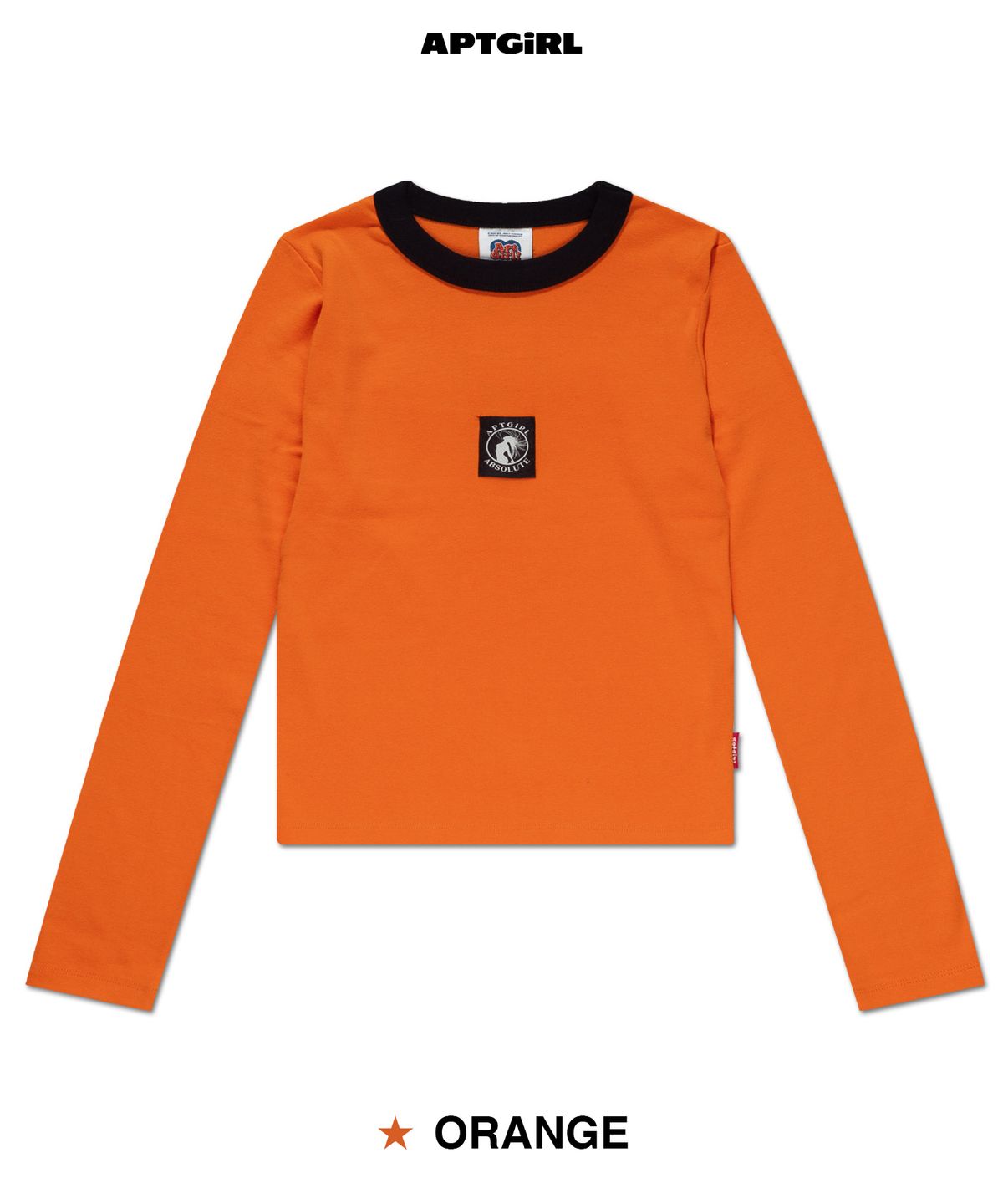 아파트먼트(APARTMENT) (W) ABSOLGIRL LONG SLEEVE CROP (6 COLOR)