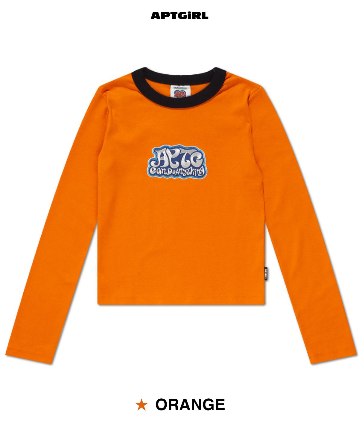 아파트먼트(APARTMENT) (W) BANDIERA LONG SLEEVE CROP (5 COLOR)