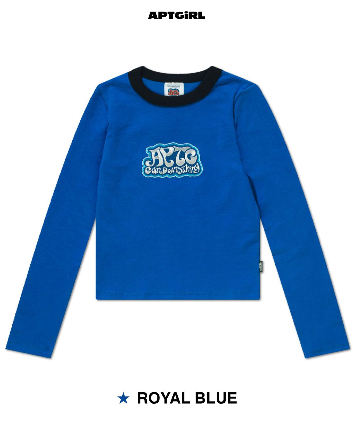 아파트먼트(APARTMENT) (W) BANDIERA LONG SLEEVE CROP (5 COLOR)