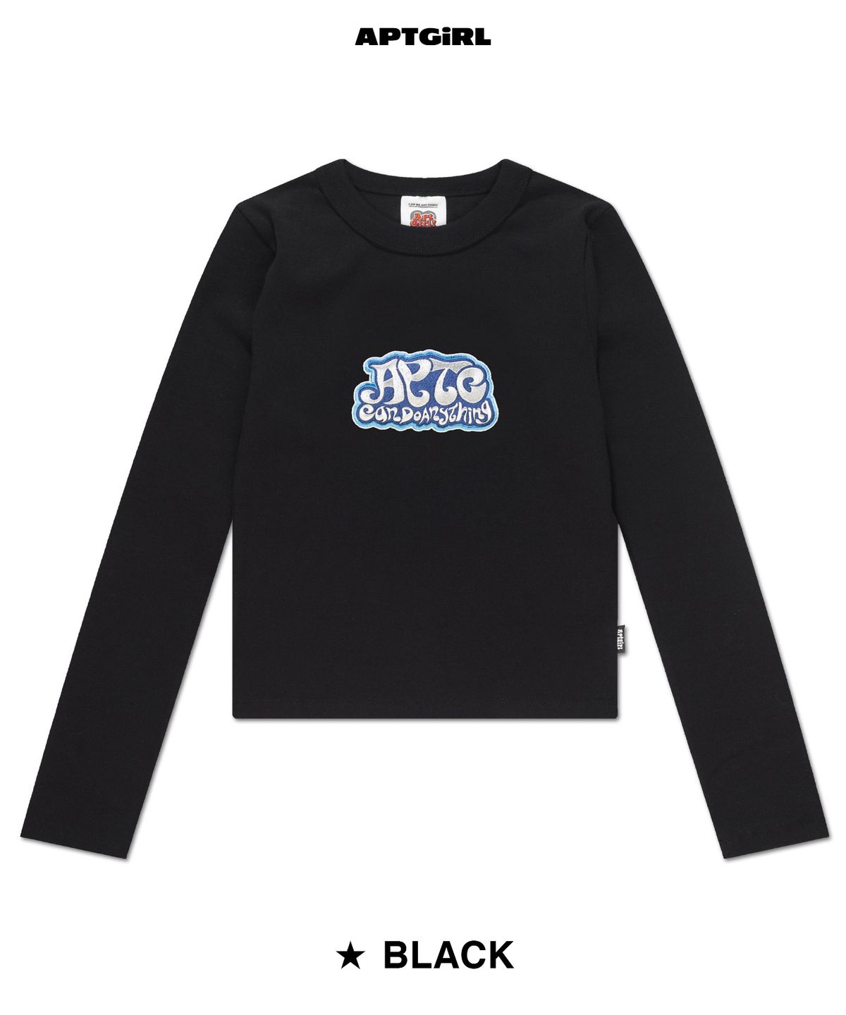 아파트먼트(APARTMENT) (W) BANDIERA LONG SLEEVE CROP (5 COLOR)
