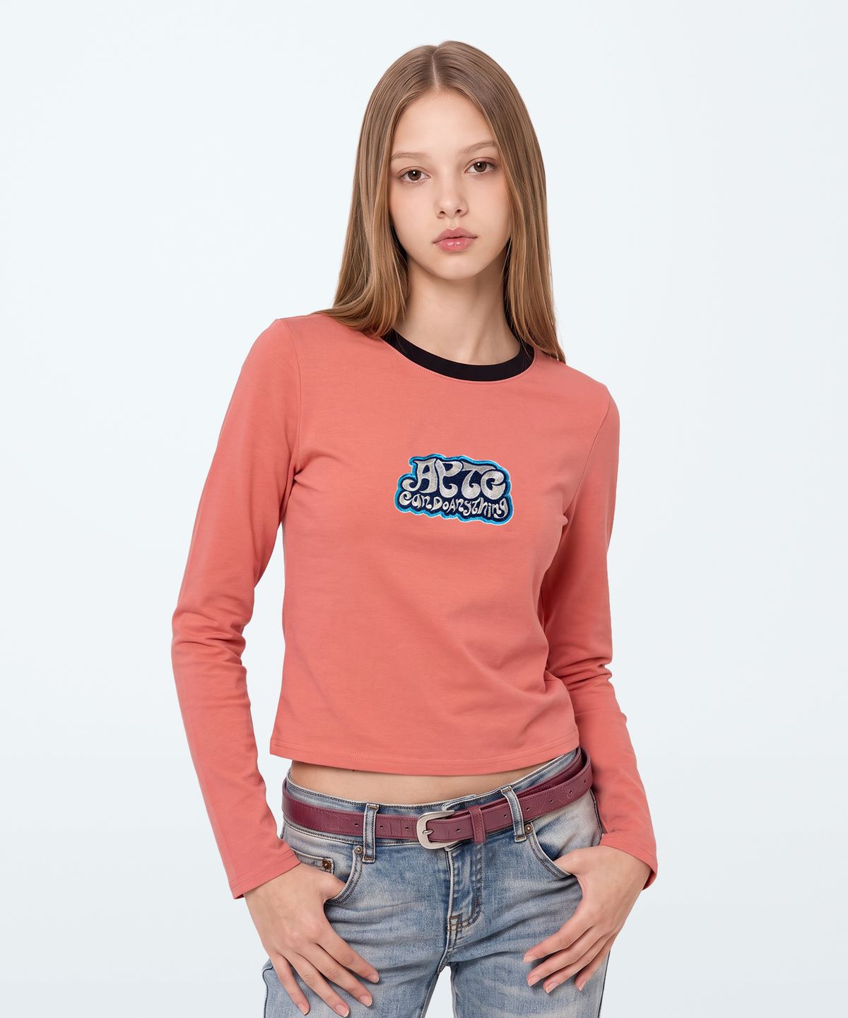 아파트먼트(APARTMENT) (W) BANDIERA LONG SLEEVE CROP (5 COLOR)