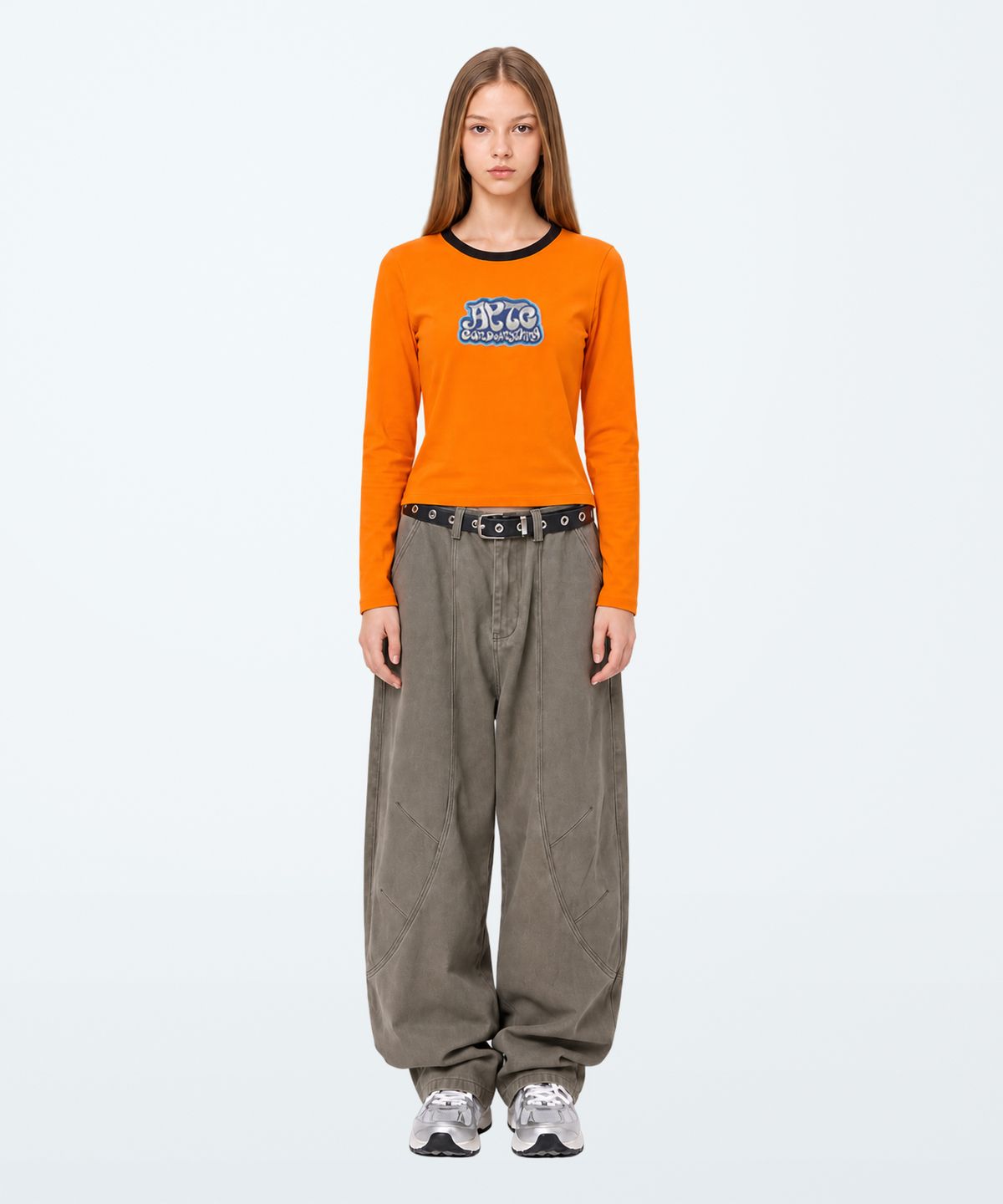 아파트먼트(APARTMENT) (W) BANDIERA LONG SLEEVE CROP (5 COLOR)