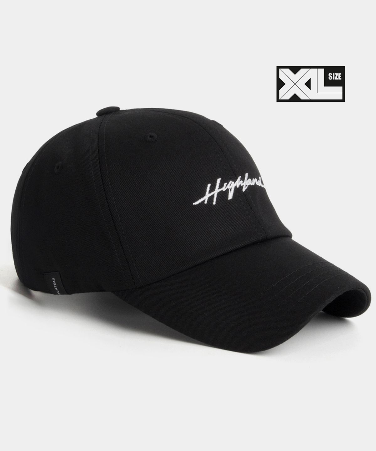 플래토(PLATEAU) 빅사이즈 볼캡 XL HIGHLAND CAP BLACK