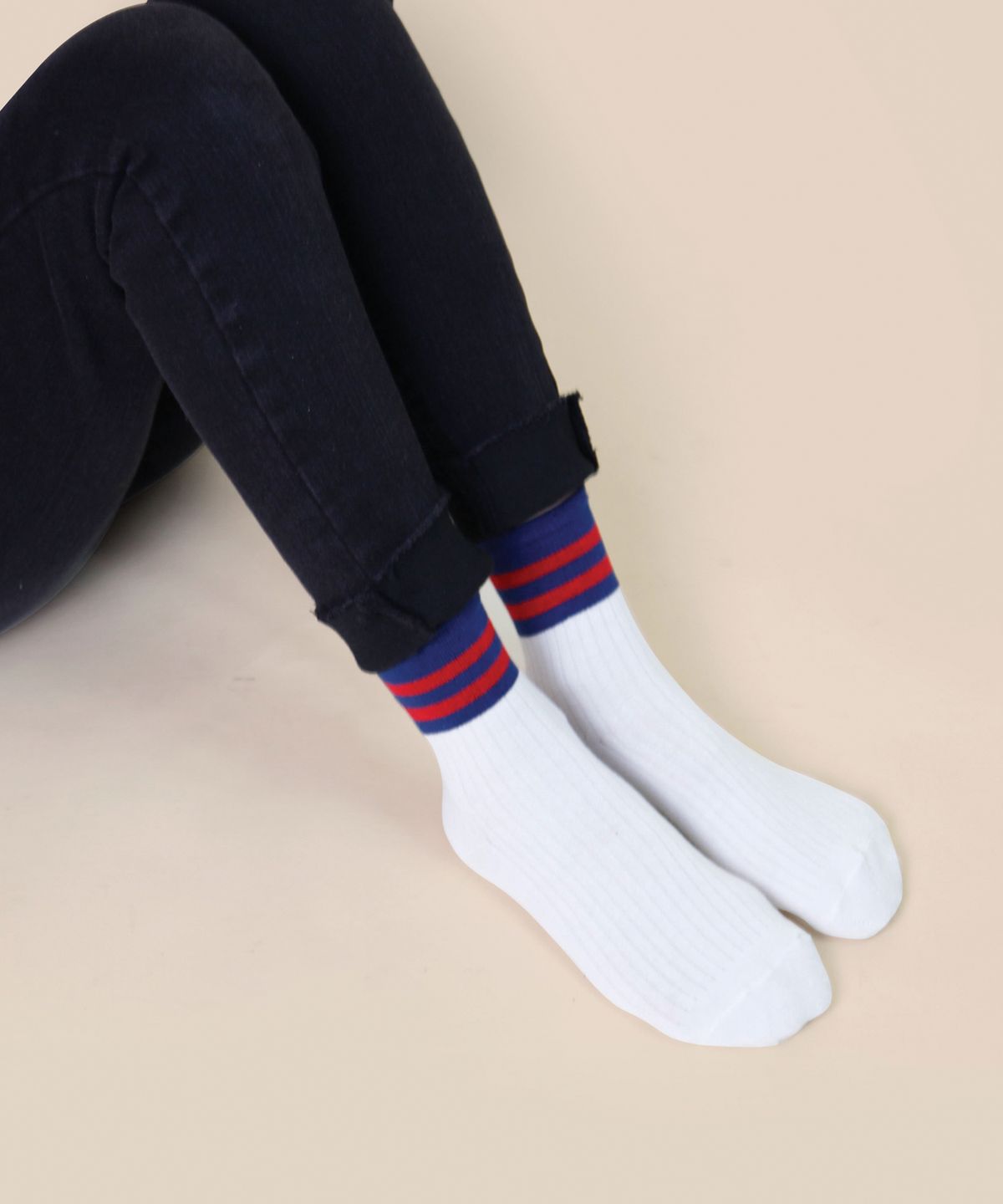 알엔오티(RNOT) [5SET] Line 칼라 socks